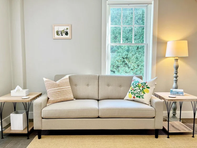 Comfortable nutrition counseling office at CV Wellbeing