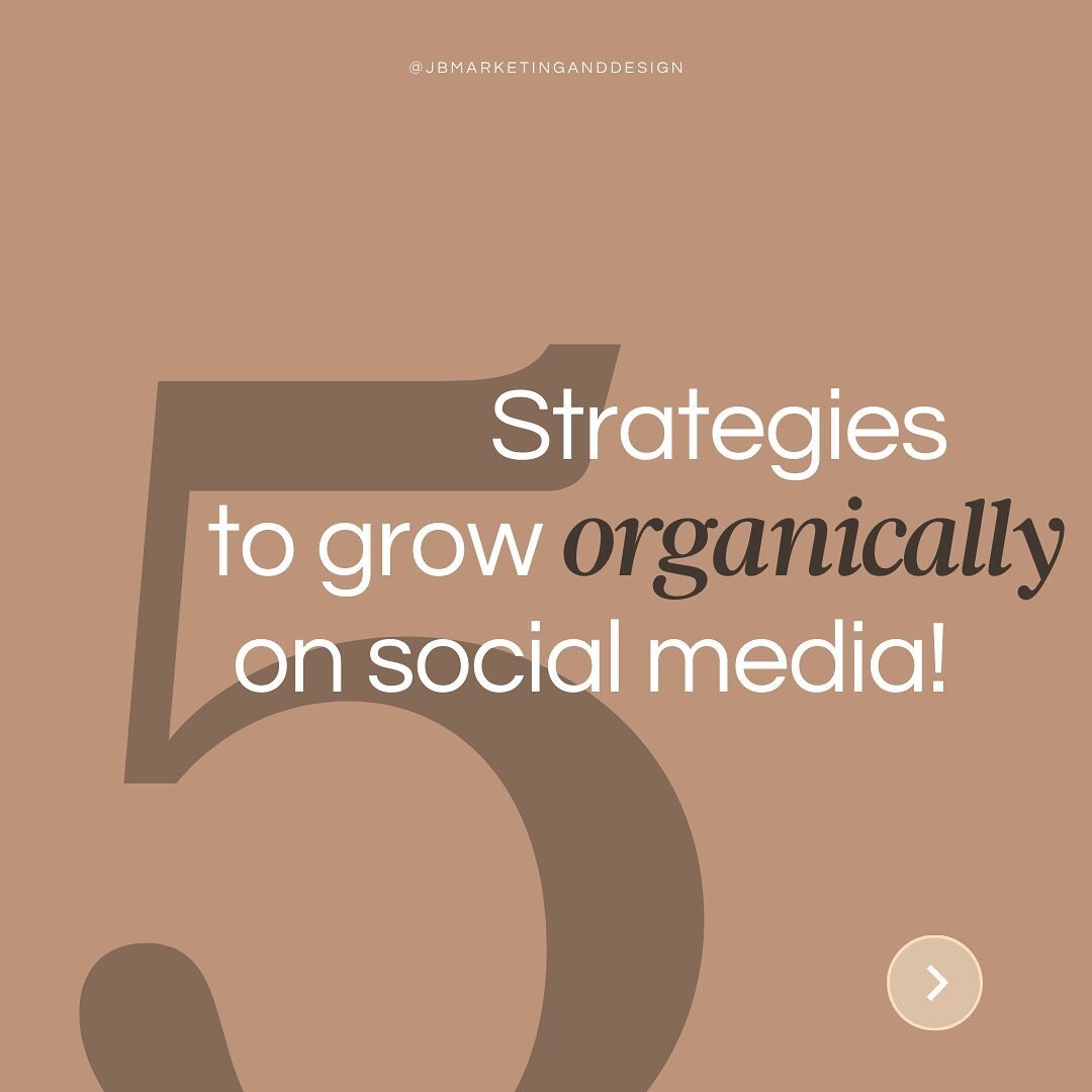 Looking to organically grow your social media accounts? Here are 5 tips! xx JB