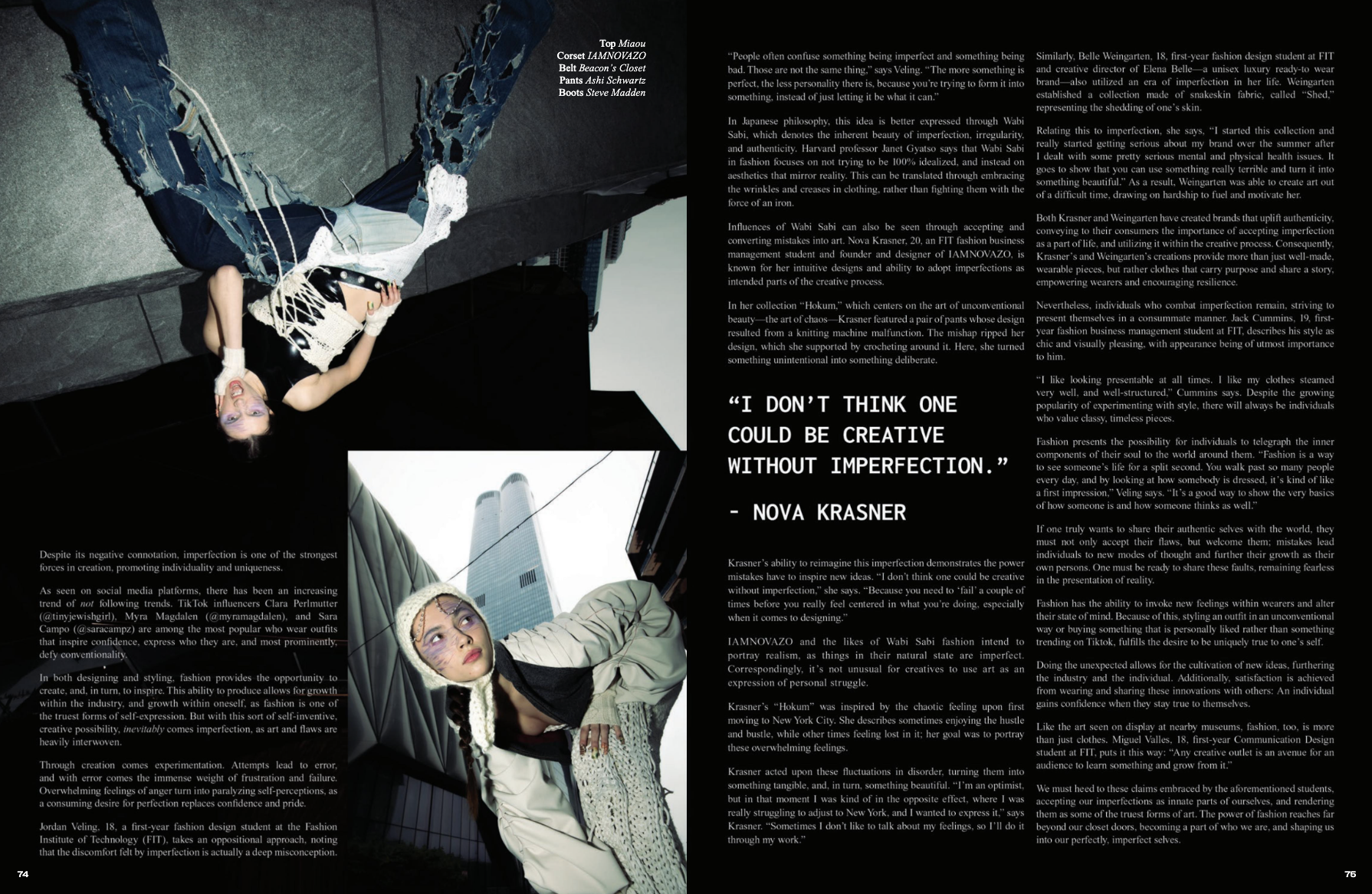 Imagery for Blush Magazine; The Art of Imperfection, The Rebirth Issue