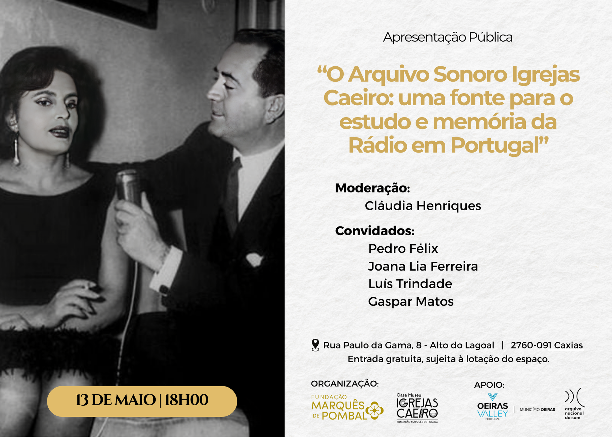 Apresentação Pública | O Arquivo Sonoro Igrejas Caeiro