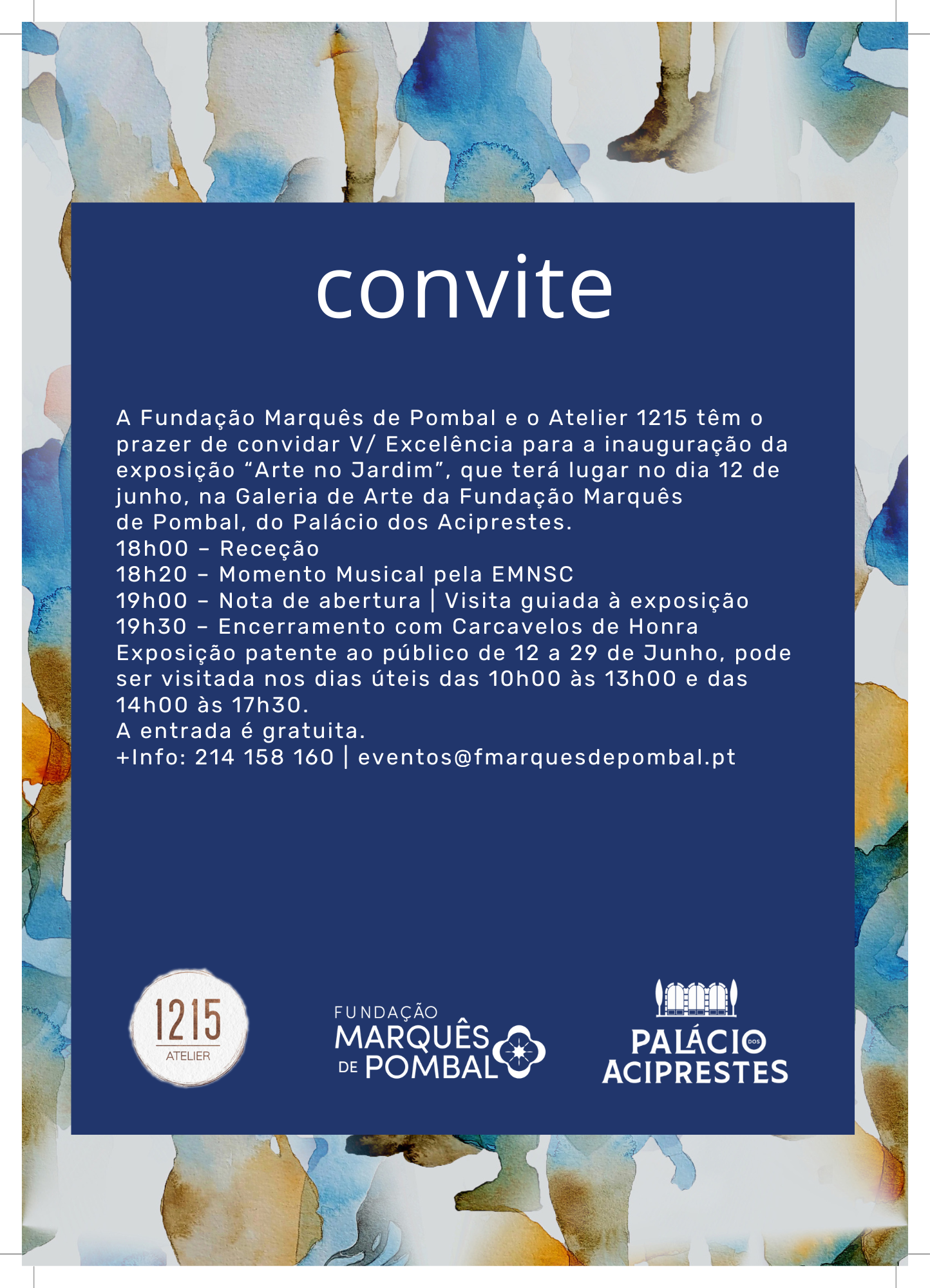 Inauguração da exposição "Arte no Jardim"