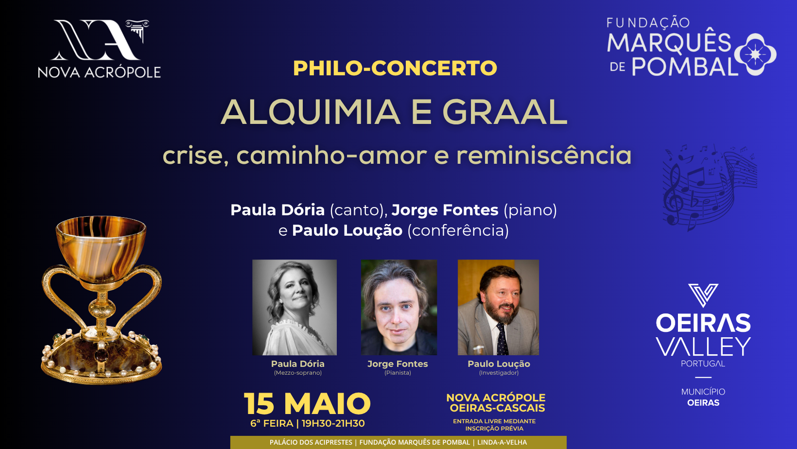 Philo-Concerto "Alquimia e Graal" | Nova-Acrópole Oeiras-Cascais