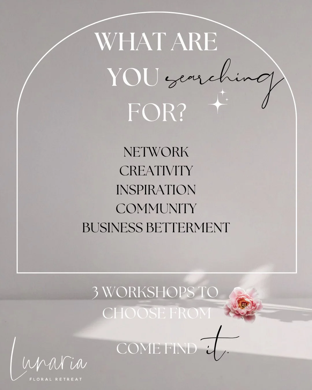 What are you needing right now, in the next few months, for 2026? You can find it at Lunaria.

What questions do you have? DM me!
@mjmdesignsllc

#flowerworkshop #weddingworkshop #communityovercompetition #weddingbusiness #businessworkshop
