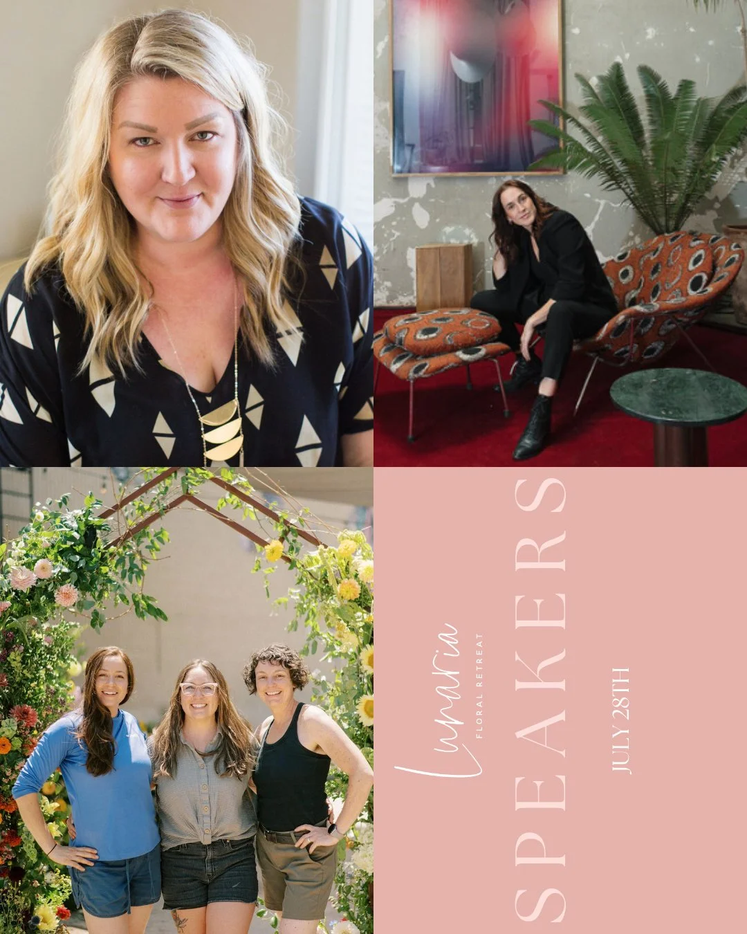 Our July 28th speakers will focus on harmony and balance within our businesses. Bridging the gap between inspiration and reality when designing; the planner/vendor relationship; and adding sustainable practices into ones business model. 

@weddingsum
