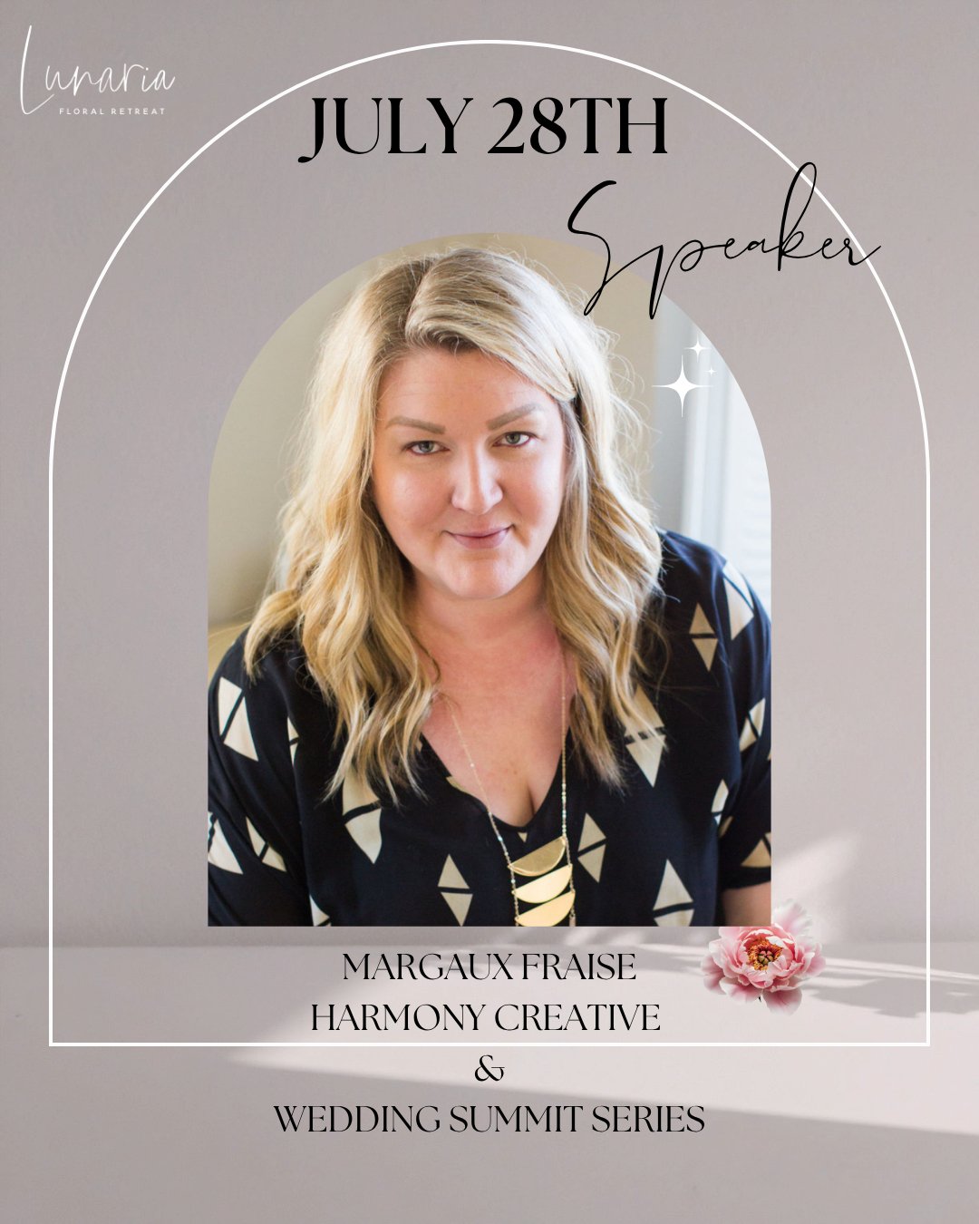 LA Planner and wedding industry educator, Margaux of @harmonycreative and @weddingsummitseries will be our keynote speaker for the 7.28 workshop. Her insights on the wedding world and how clients are thinking about weddings are on point. She'll be ch