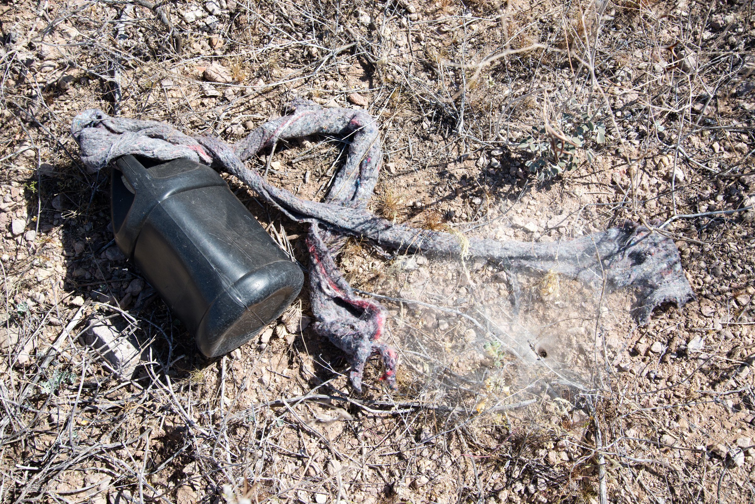  Water bottle found near Pipeline Road, Ajo. 