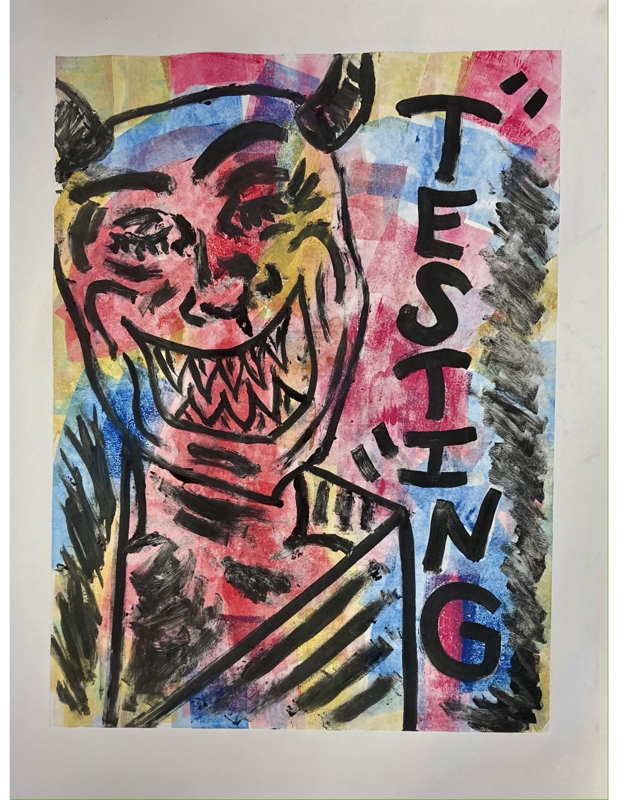 Testing Monotype 18x24"