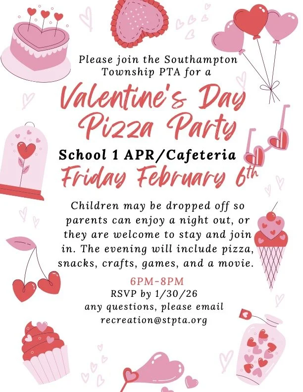 Valentines Day Pizza Party