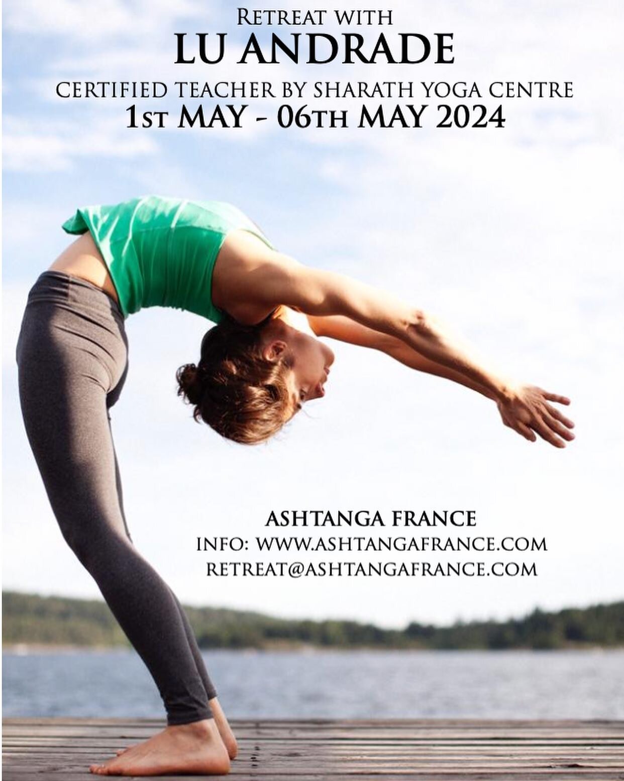 Very happy to announce that we will be hosting Lu Andrande @santa_ashtanga_yoga_ibiza, certified teacher by Sharath Yoga Centre, from 1st May- 6th May 2024. 

Join us for a week of Ashtanga practice and workshops, in the beautiful french countryside,