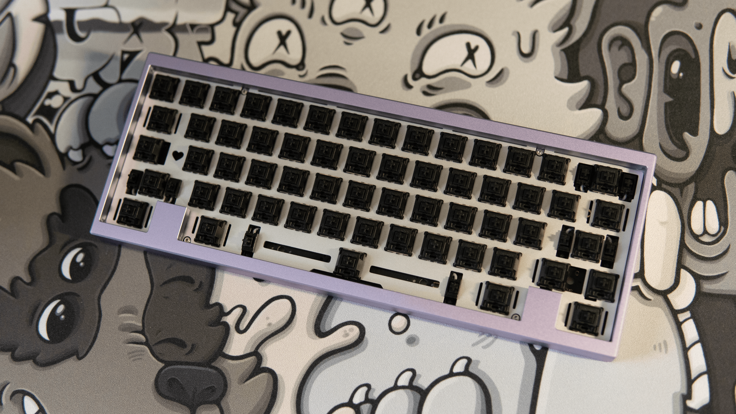 Assembled without Keycaps