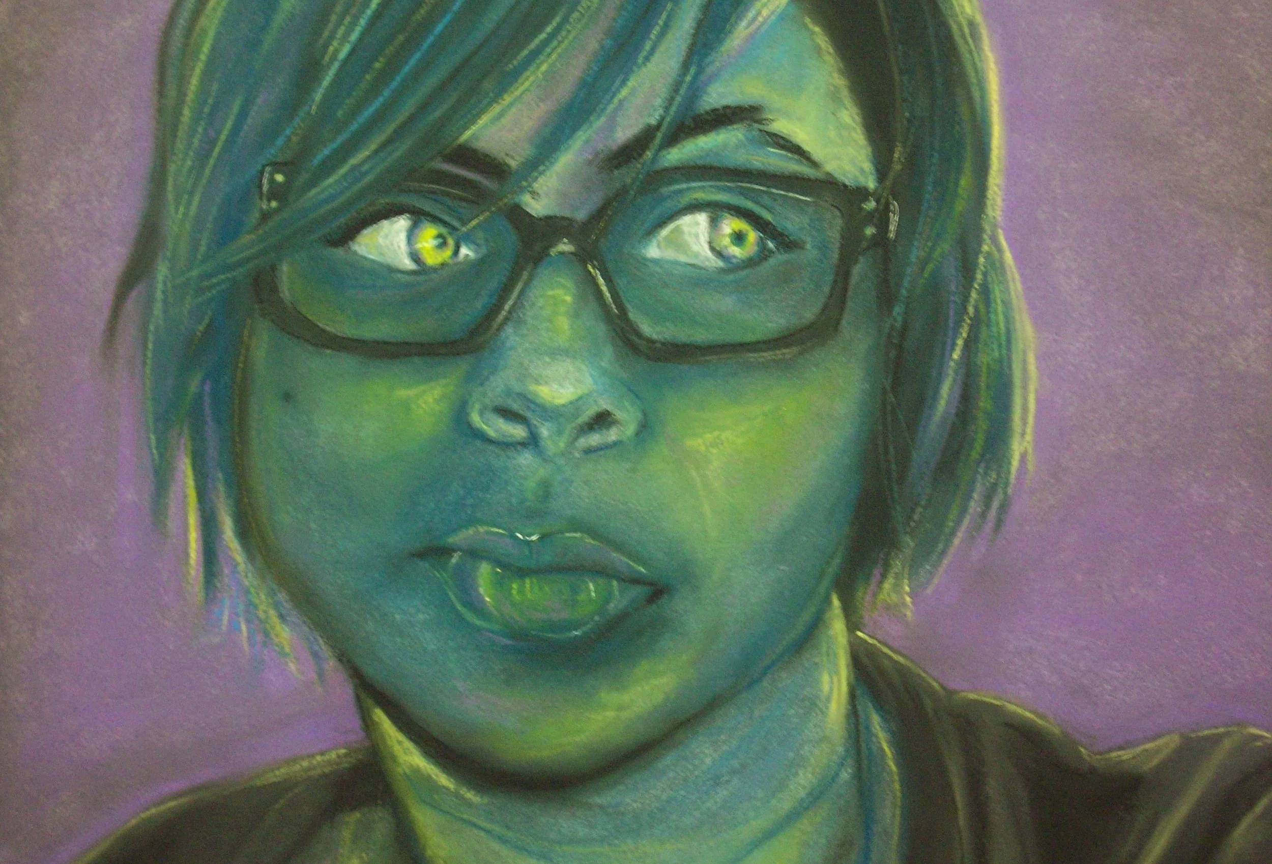 The Ego in Green (Self-Portrait).JPG