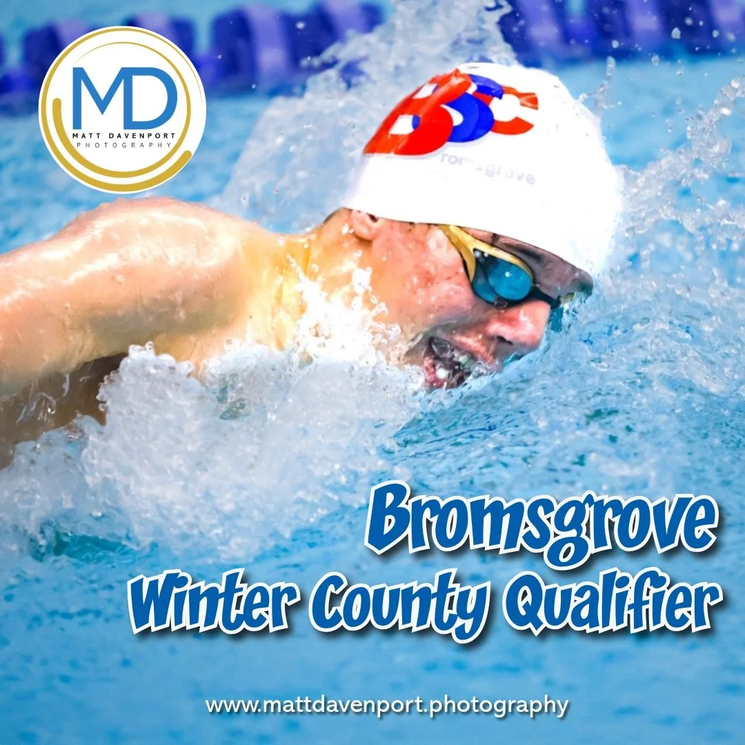 BROMSGROVE WINTER COUNTY QUALIFIER PHOTOS ARE READY
A big thank you to Bromsgrove Swimming Club for asking me to photograph their Winter County Qualifier meet at the The Alan Higgs Centre on Saturday. Also congratulations to all of the swimmers, thei