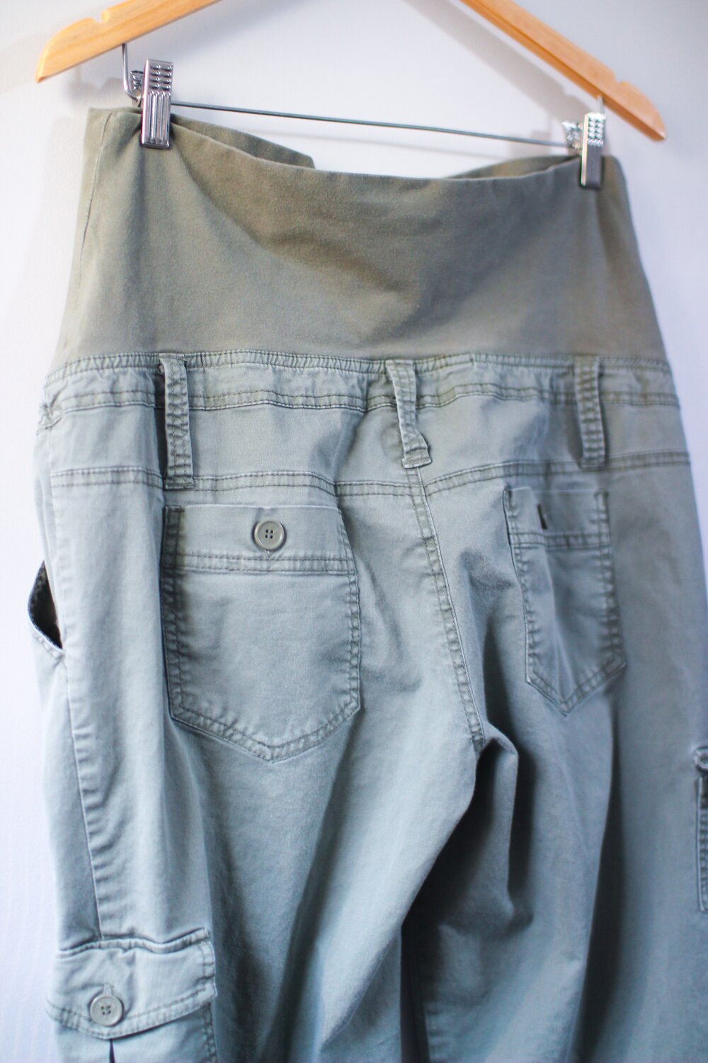 Motherhood Maternity cargo shorts in size Small — Struck by Secondhand