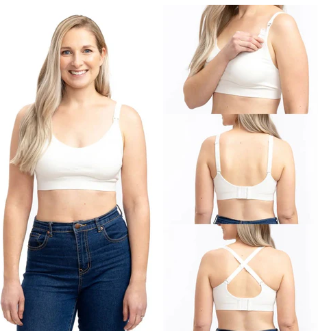 Momzelle Maternity & Nursing seamless bra in size Small & Medium, new with tags!