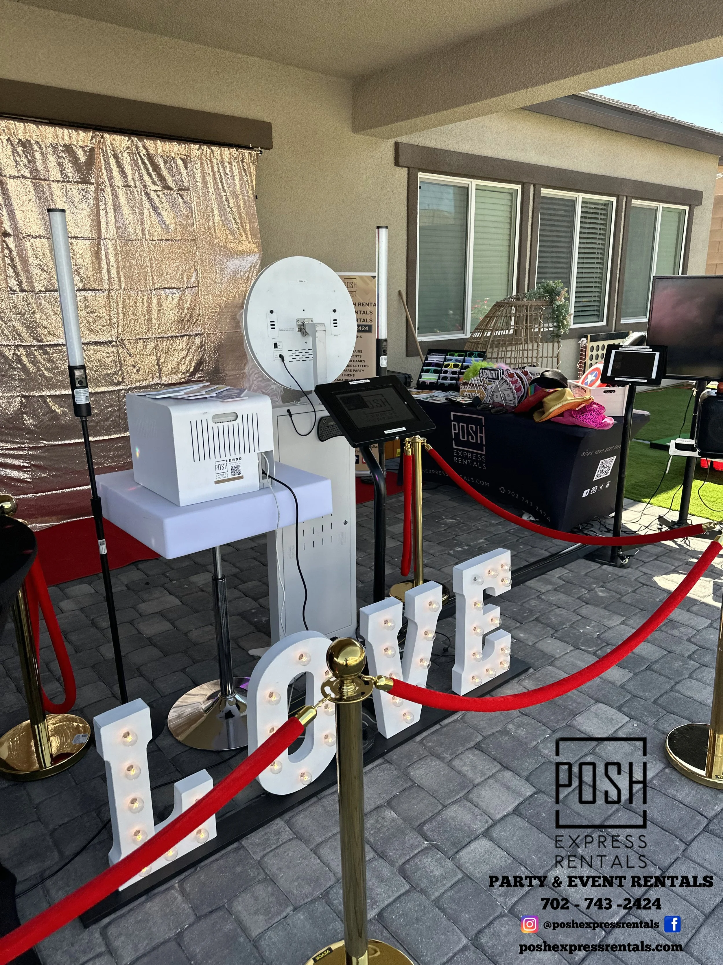 Posh Express Rentals in Las Vegas, Party Rentals, Event Rentals, Wedding Rentals, Photo Booth Rentals, Baby Shower Rentals, Event Rentals, Las Vegas Party Rentals