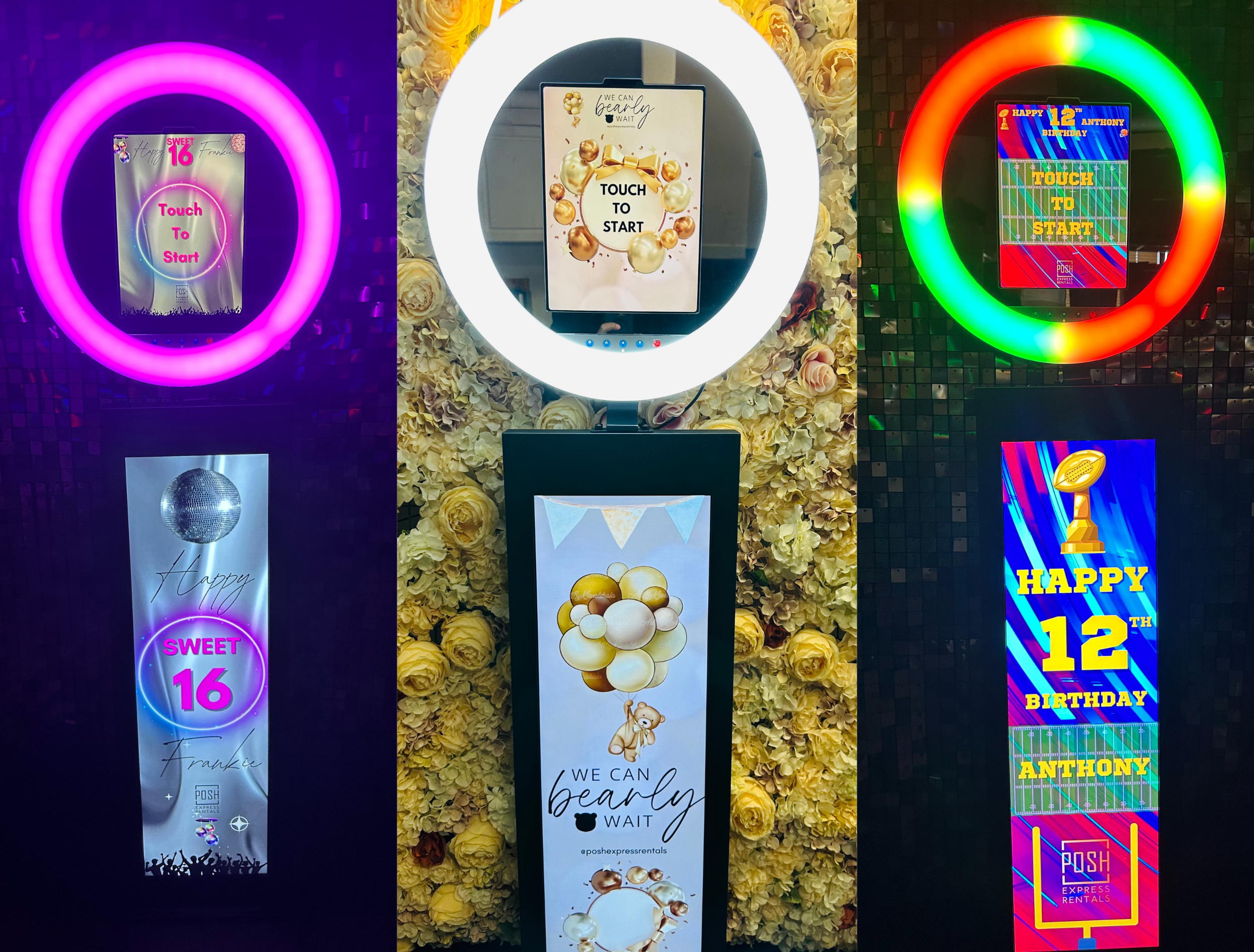 Photo Booth Rentals for Weddings, Birthday Parties & Corporate Events