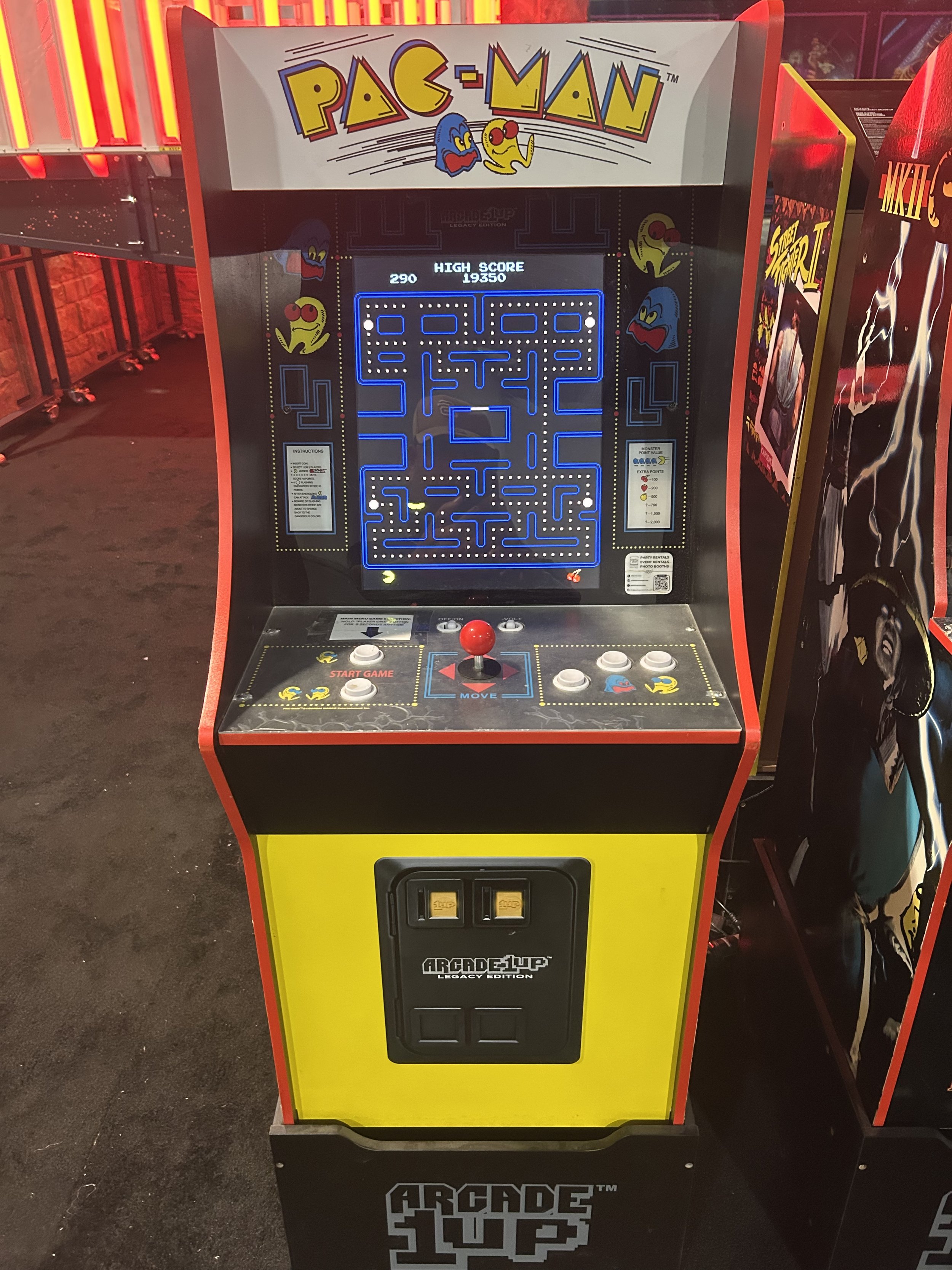 Classic retro arcade machines available for corporate events and themed party rentals featuring authentic vintage gaming experiences