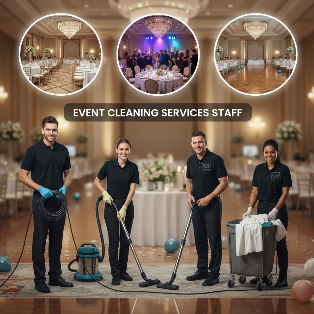 Professional event cleaning and post-party cleanup services in Las Vegas