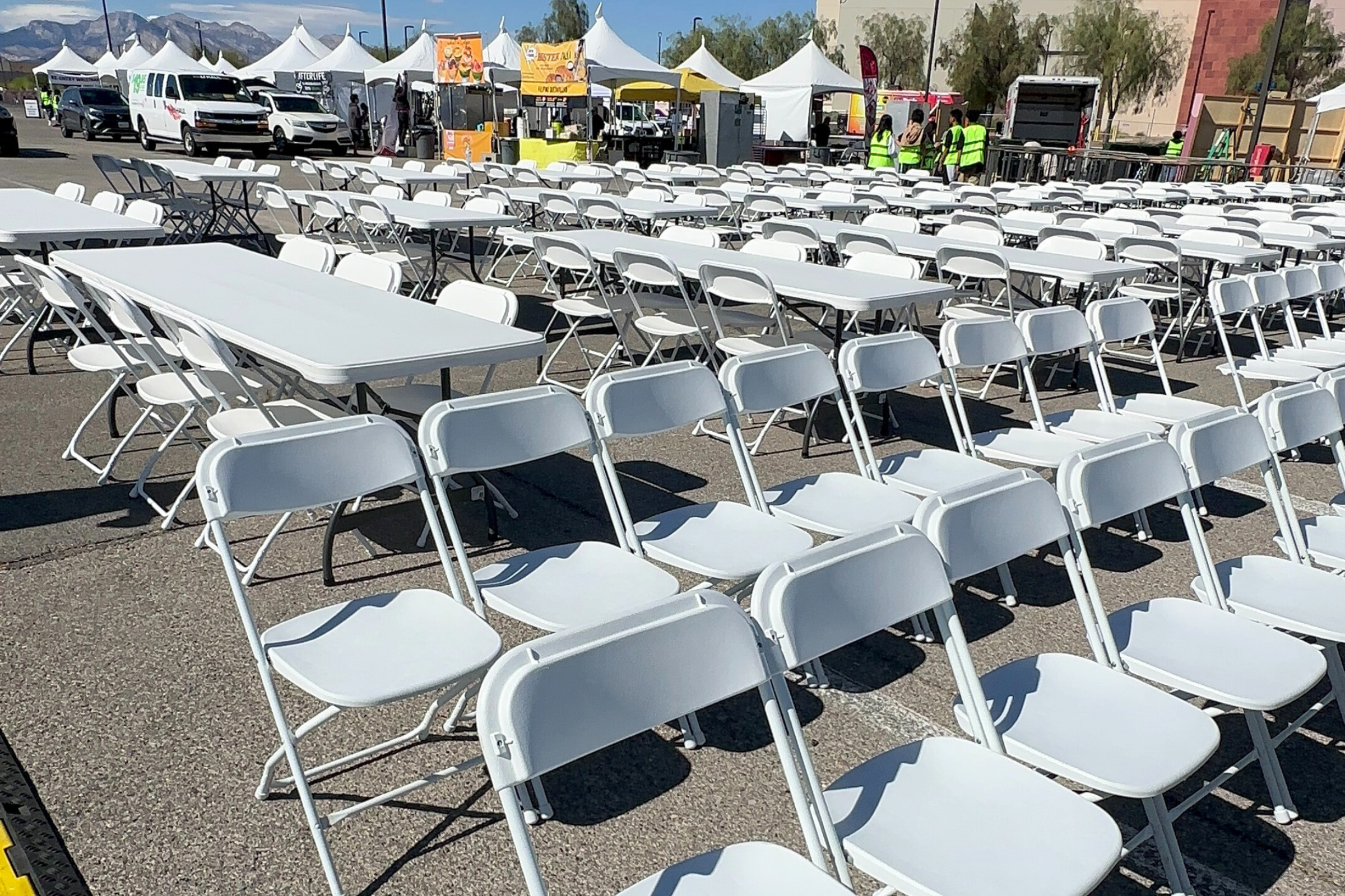 Festival Chair & Table Rentals for Events, Parties & Outdoor Large Gatherings
