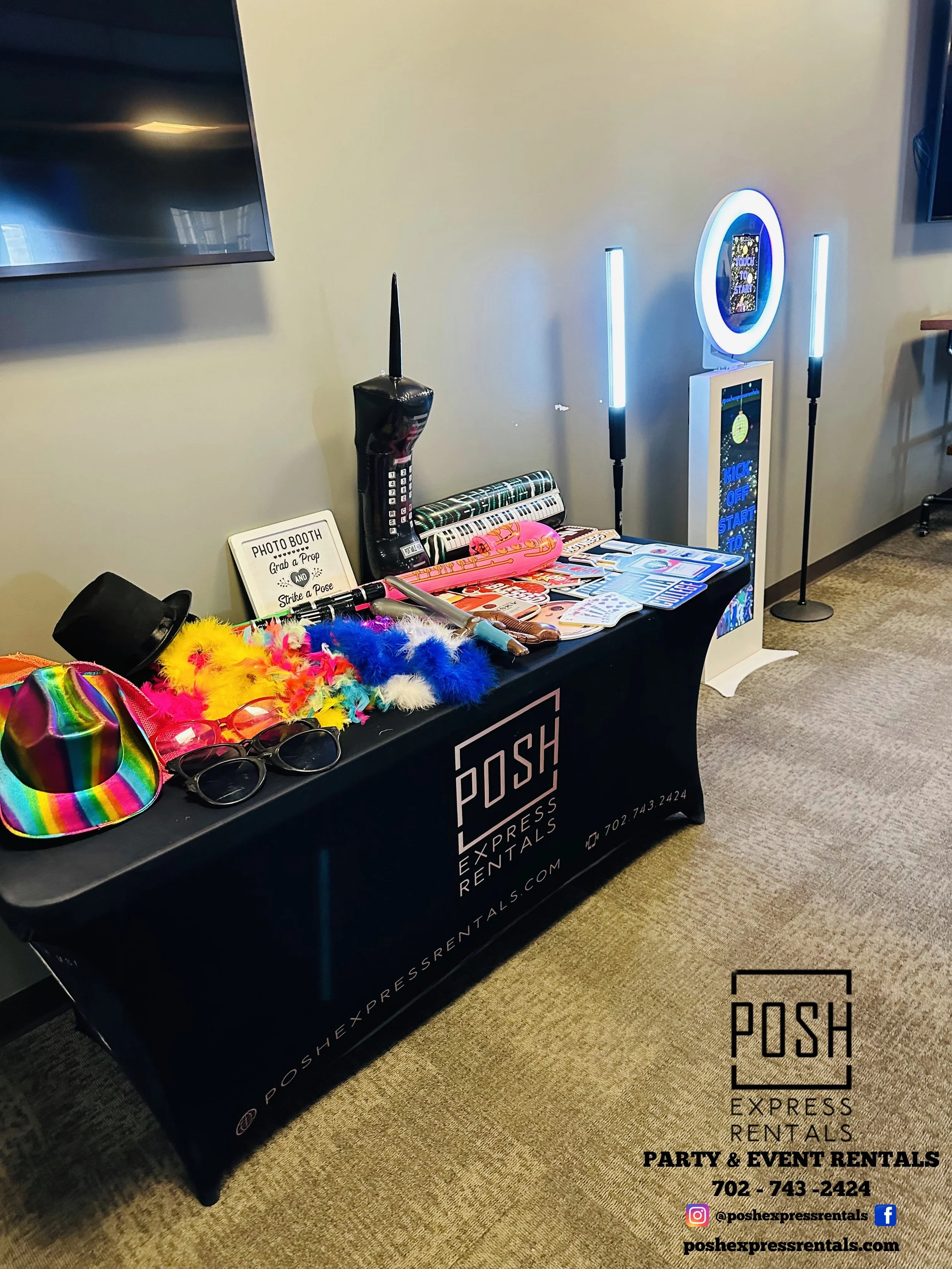 Posh Express Rentals in Las Vegas, Party Rentals, Event Rentals, Wedding Rentals, Photo Booth Rentals, Baby Shower Rentals, Event Rentals, Las Vegas Party Rentals