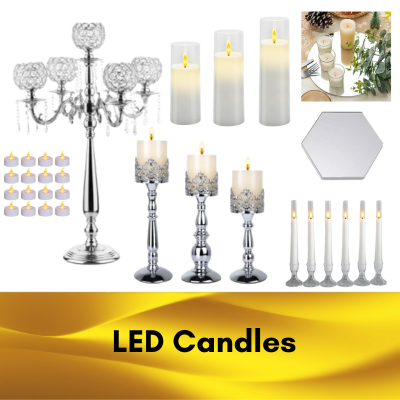 LED Candle Rentals in Las Vegas | LED Candle Rentals | Posh Express Rentals