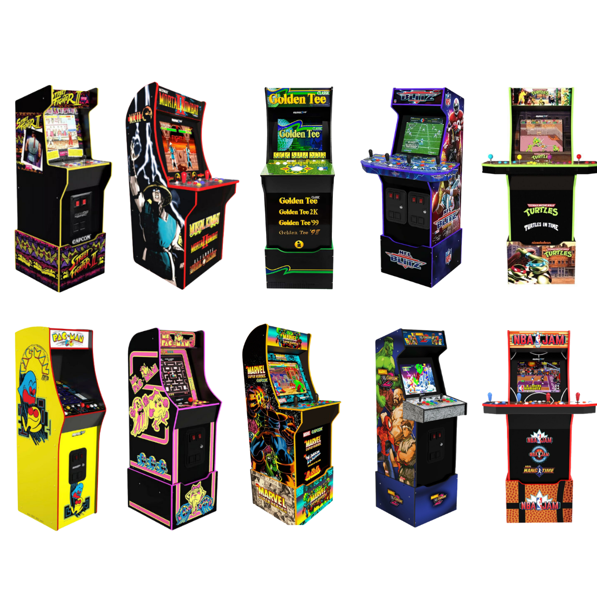Classic retro arcade machine rentals for party and event rentals