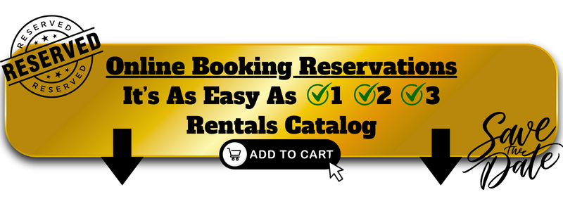 Easy Online Booking Las Vegas Party Rentals | Simple 1-2-3 Event & Wedding Rental Reservations