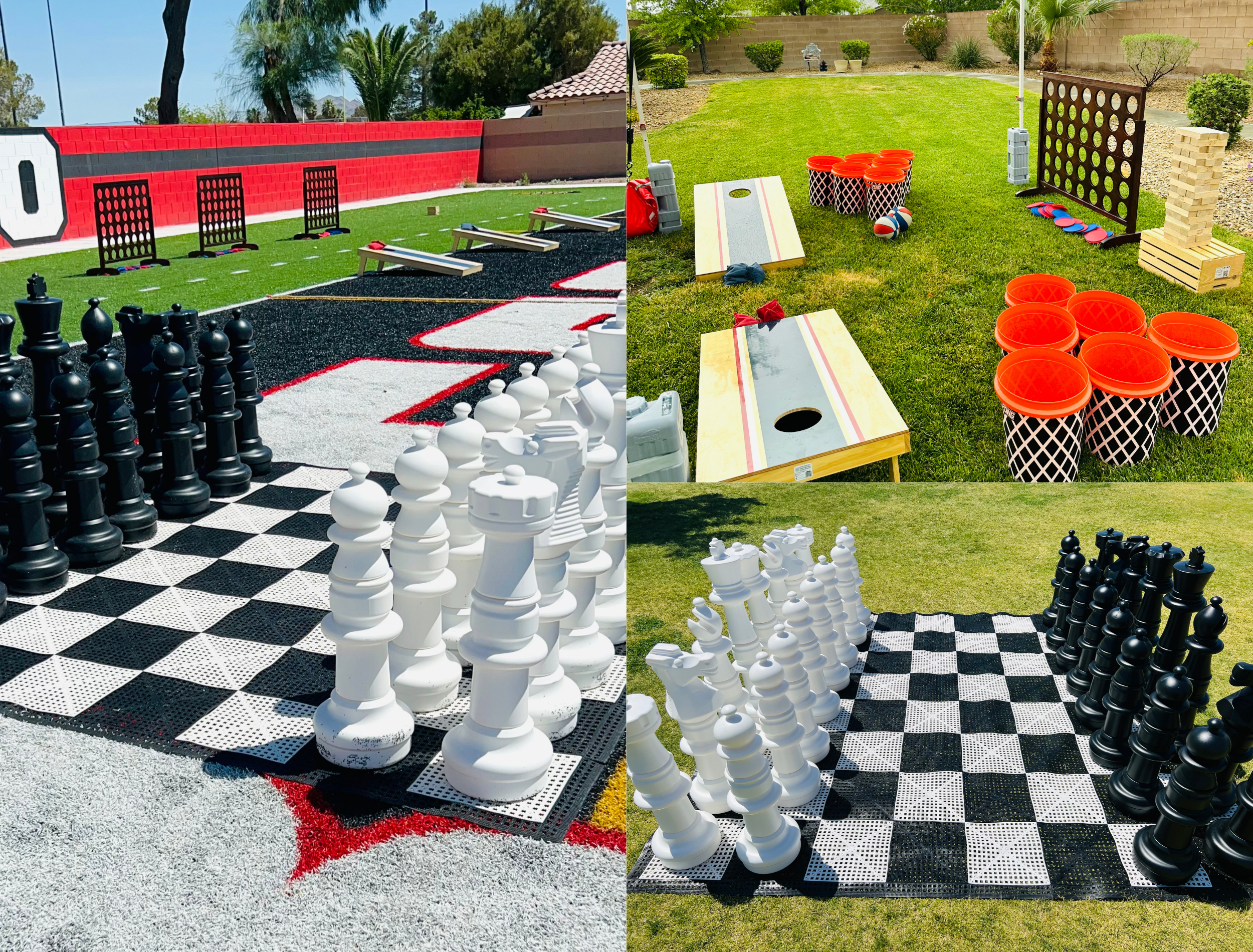 Party Rentals Featuring Giant Lawn Games and Yard Game Packages