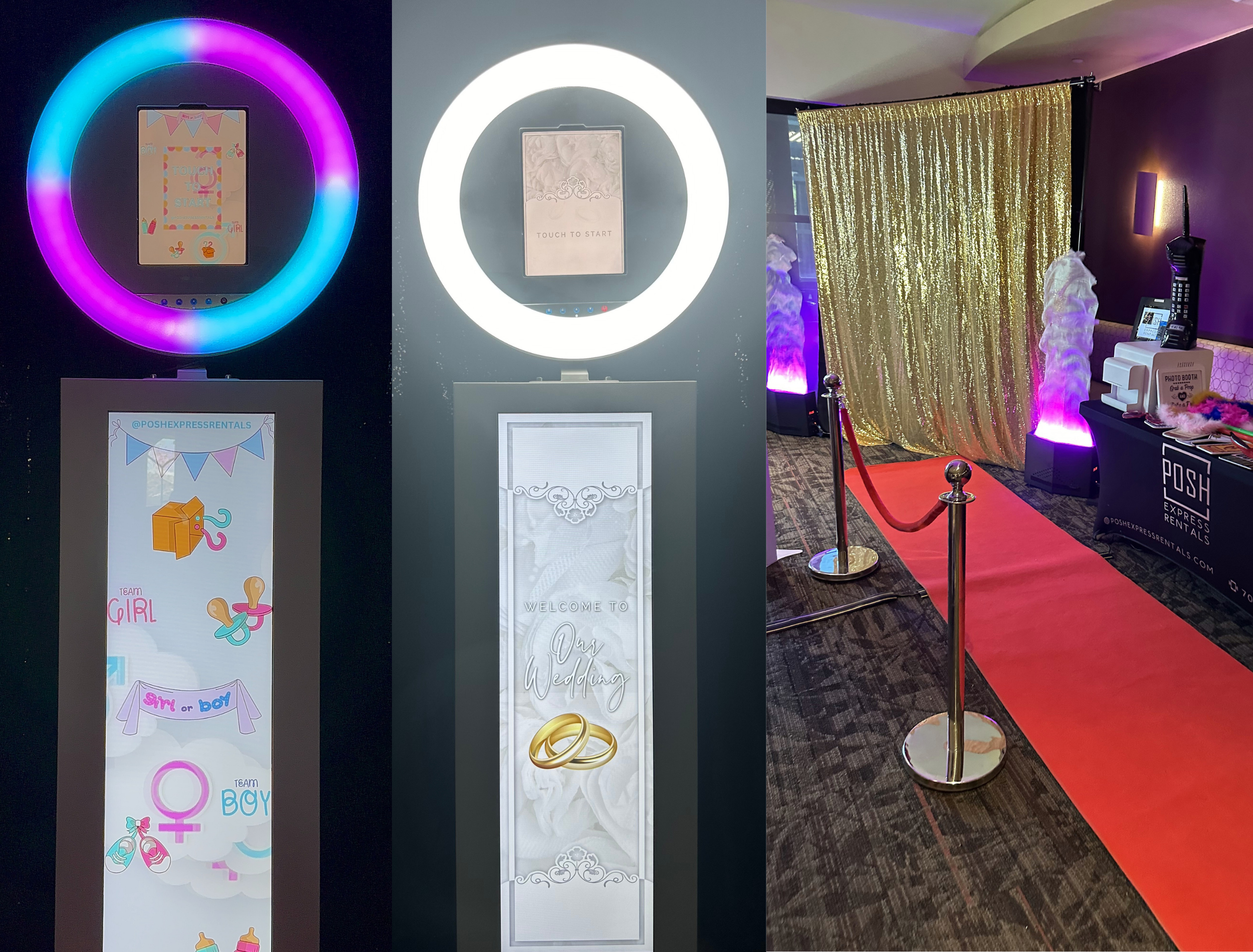 Photo Booth Rentals for Baby Showers & Weddings