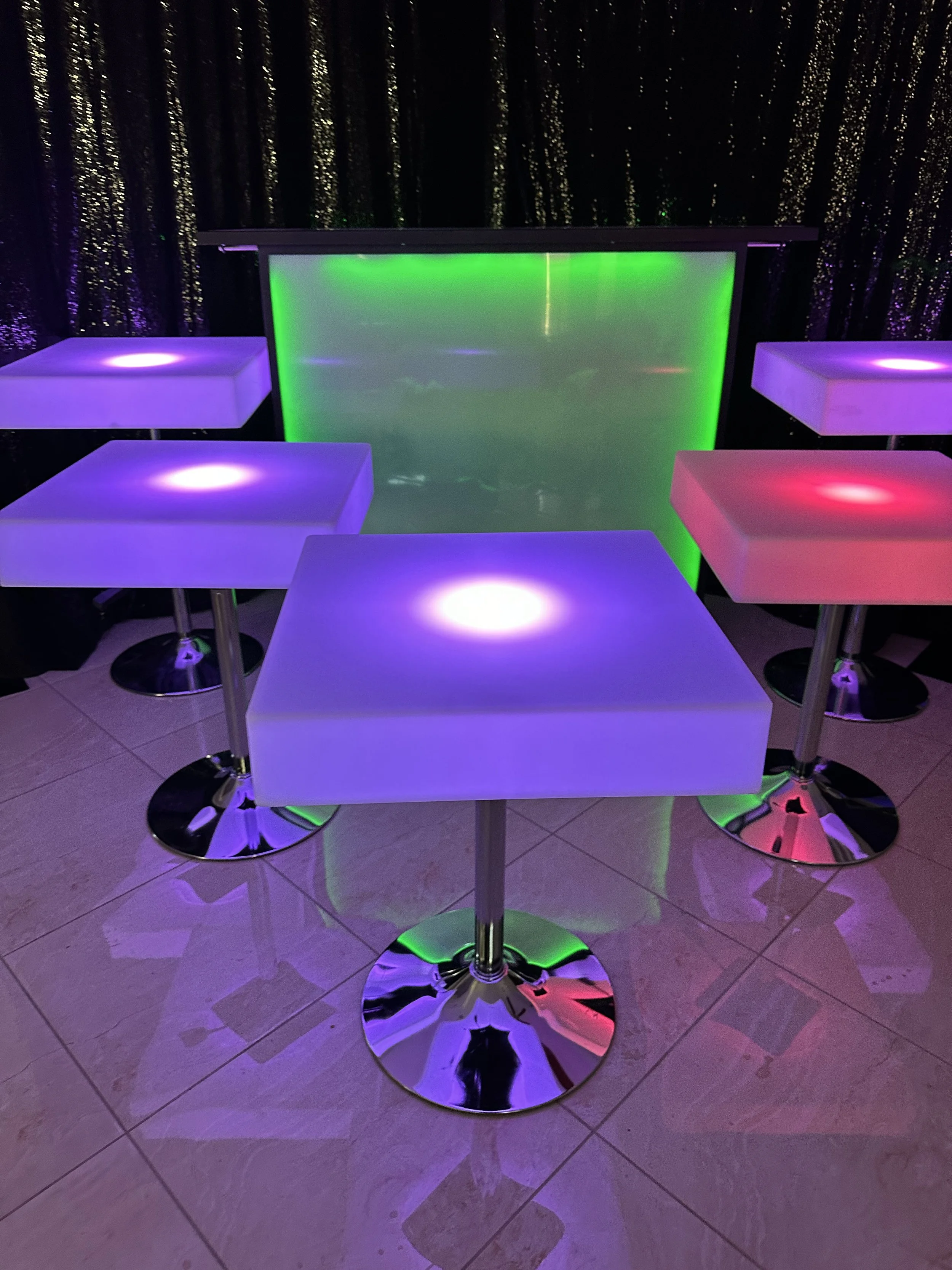LED Bar & LED Furniture Rentals Las Vegas | Posh Express Rentals | LED ...