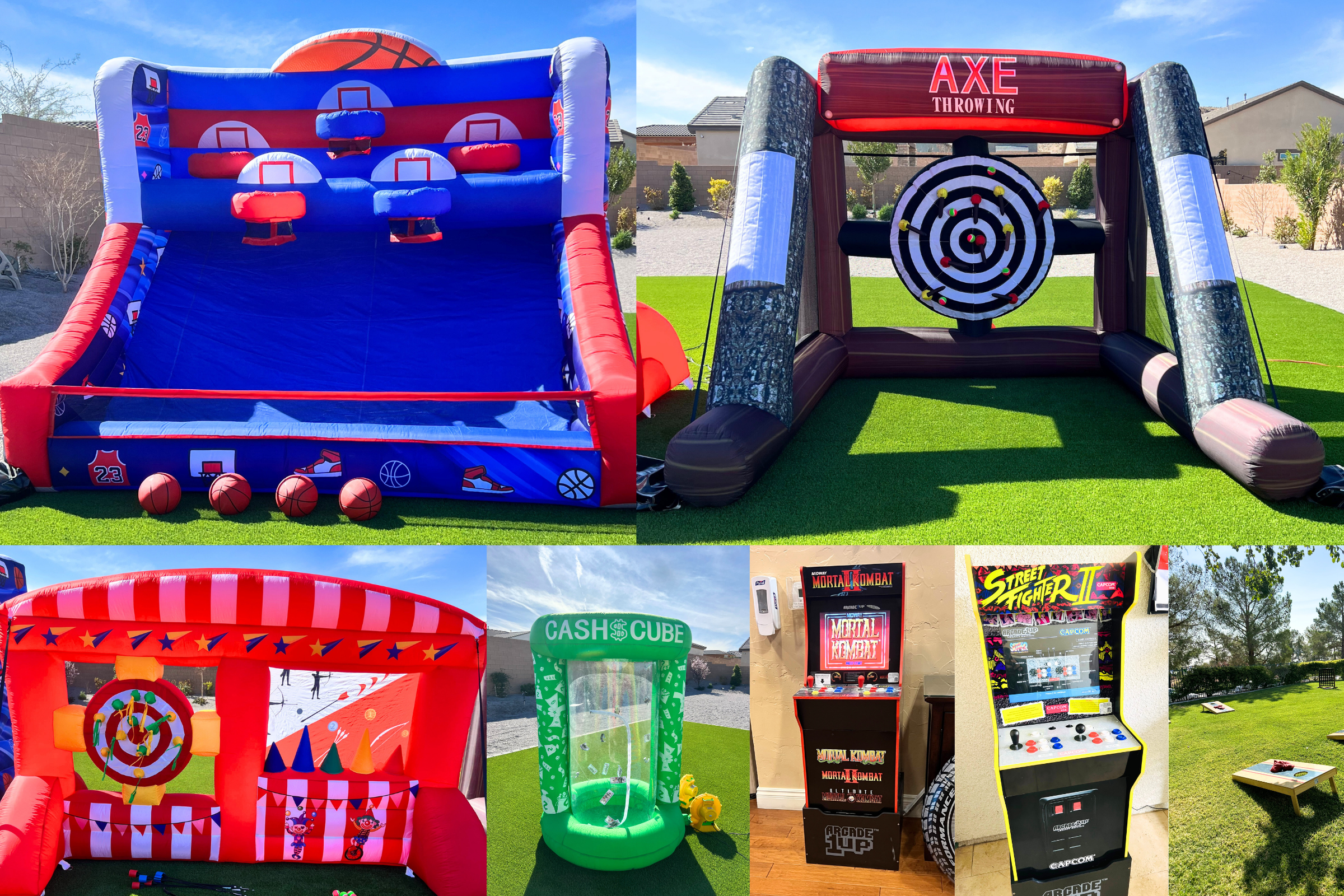 Inflatable Game & Arcade Rentals for Birthday Parties and Events