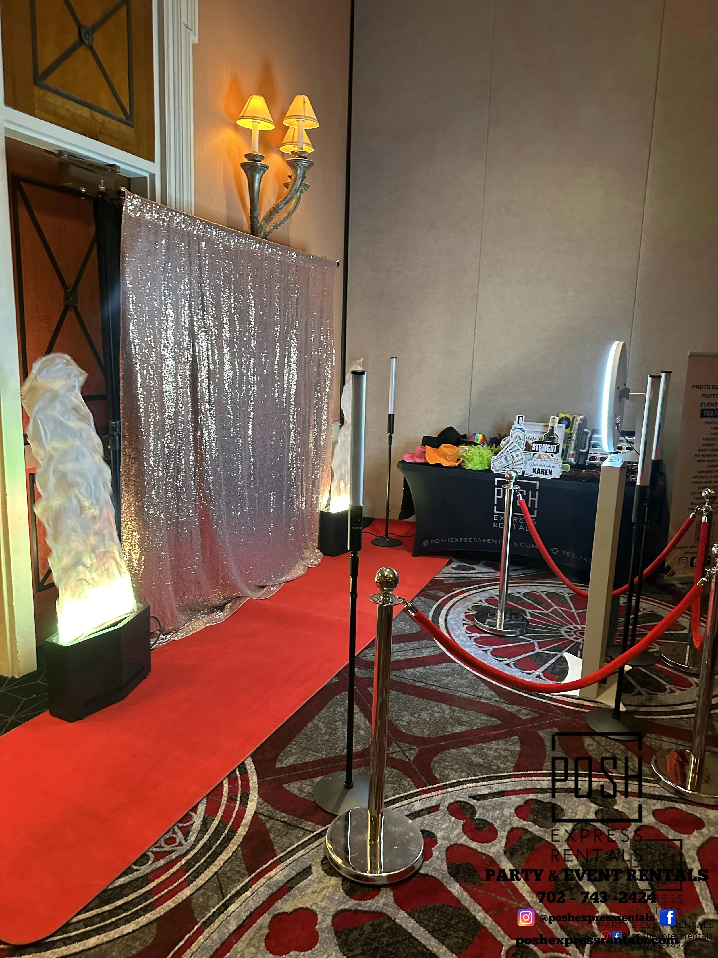 Posh Express Rentals in Las Vegas, Party Rentals, Event Rentals, Wedding Rentals, Photo Booth Rentals, Baby Shower Rentals, Event Rentals, Las Vegas Party Rentals