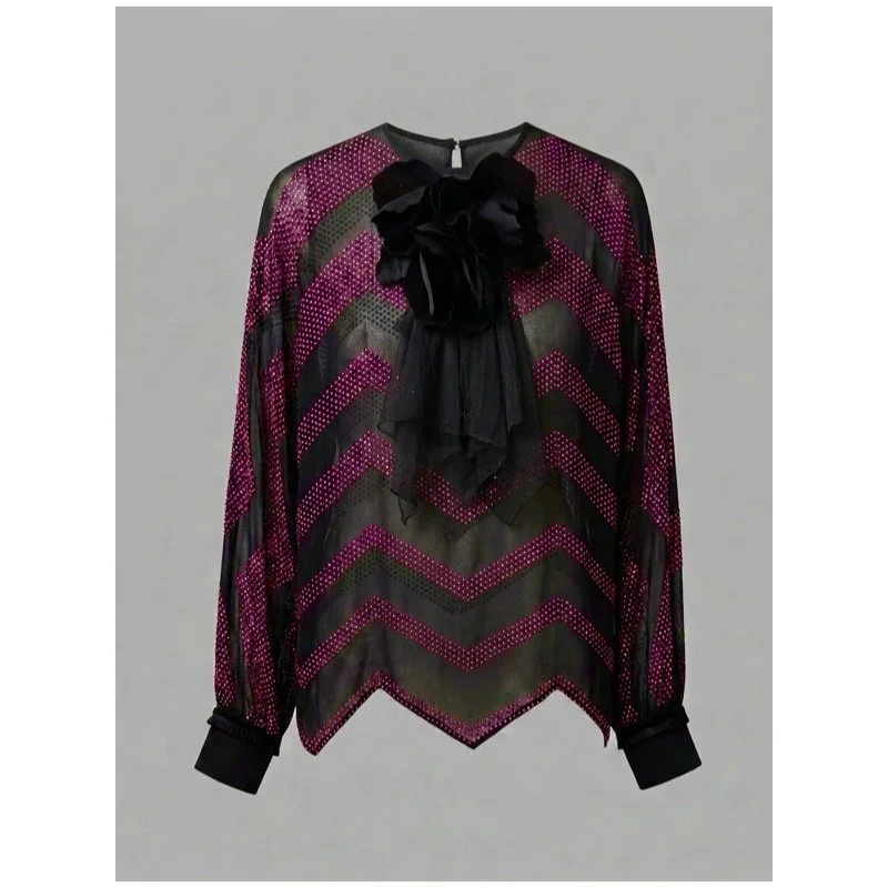VINTAGE x R.I.D. 1970's GLITTER TOP