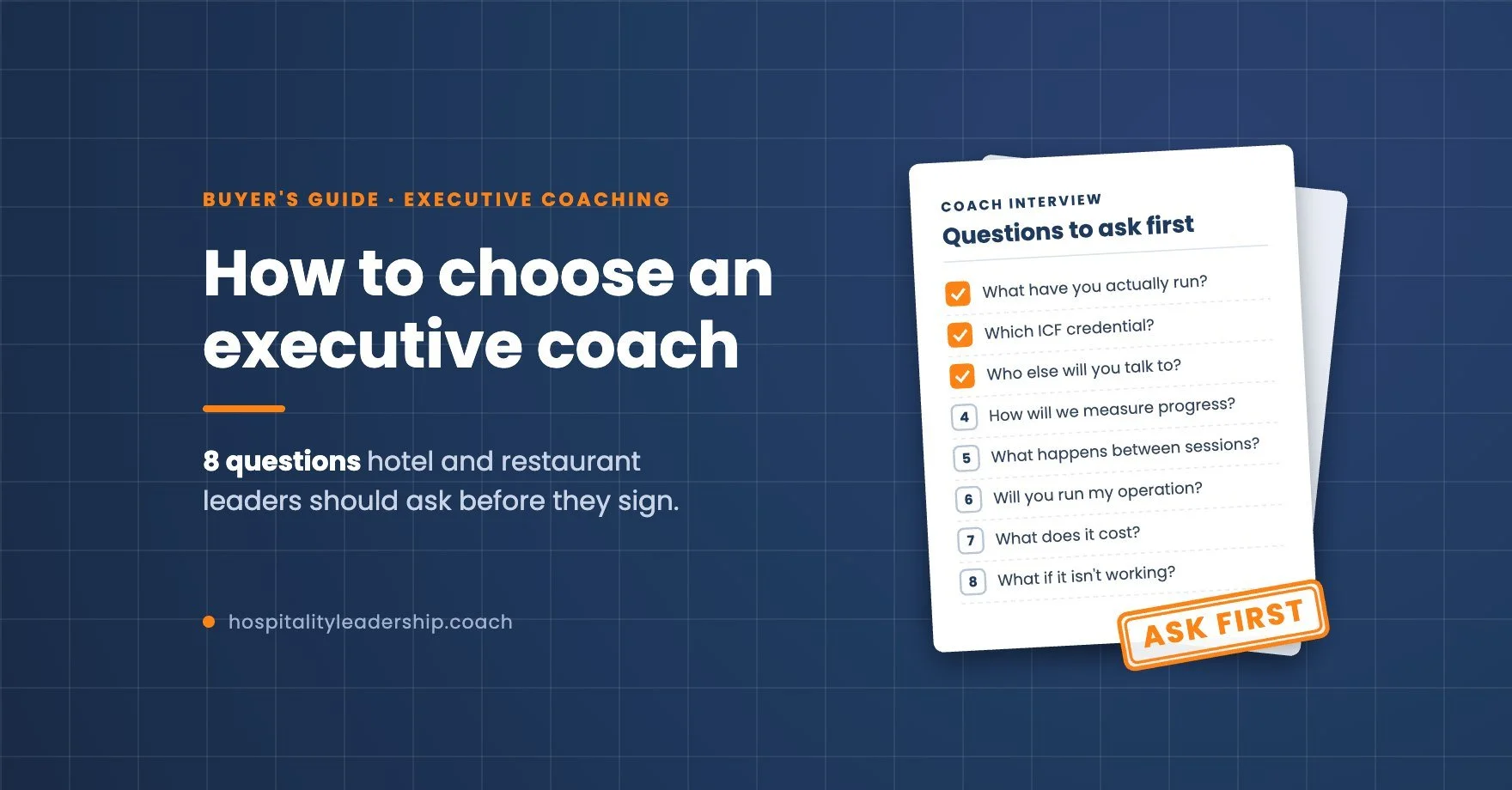 How to Choose an Executive Coach: 8 Questions to Ask First