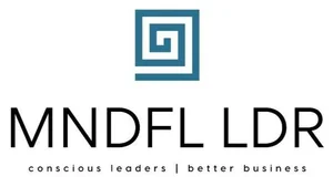 MNDFL LDR logo, conscious leaders and better business