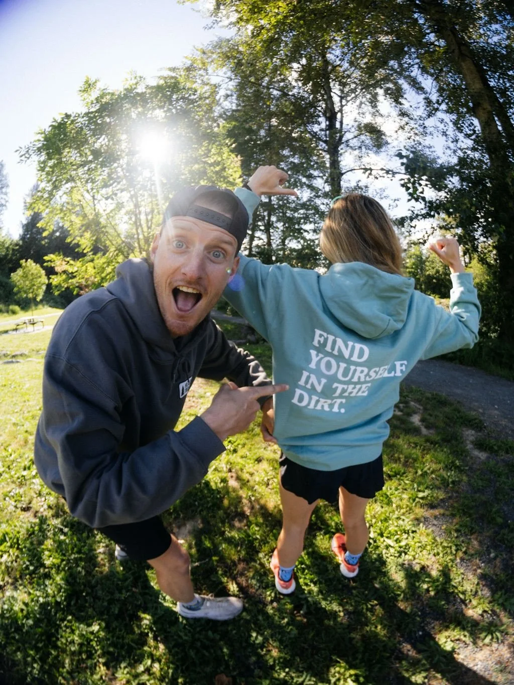 🔥 FIND YOURSELF IN THE DIRT 🔥

Our brand new hoodies just dropped and they&rsquo;re built to rep trail life 🤘

Perfect for post-race hangs, cold mornings, campfires, and repping your sport wherever you go.

How to get your hands on a pair?
- Comin