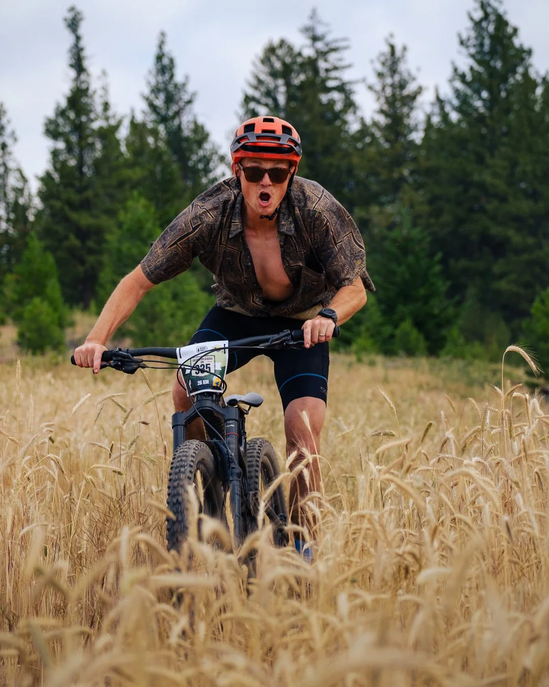 Cycling the Coldwater Classic mountain bike gravel race in Merritt British Columbia