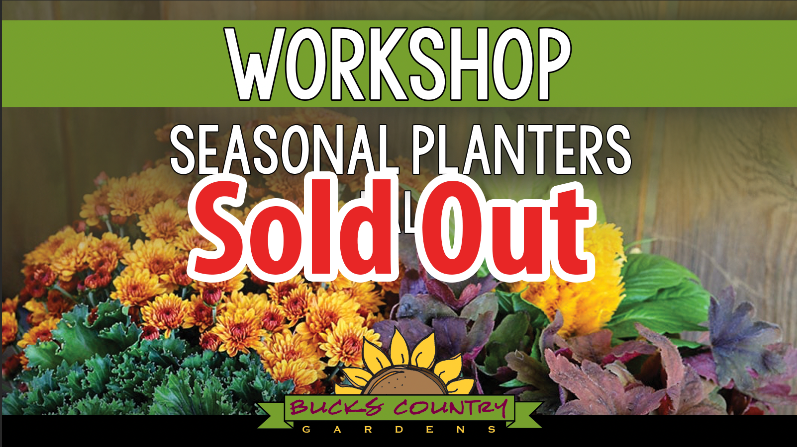 Workshop - Fall Planters (SOLD OUT)