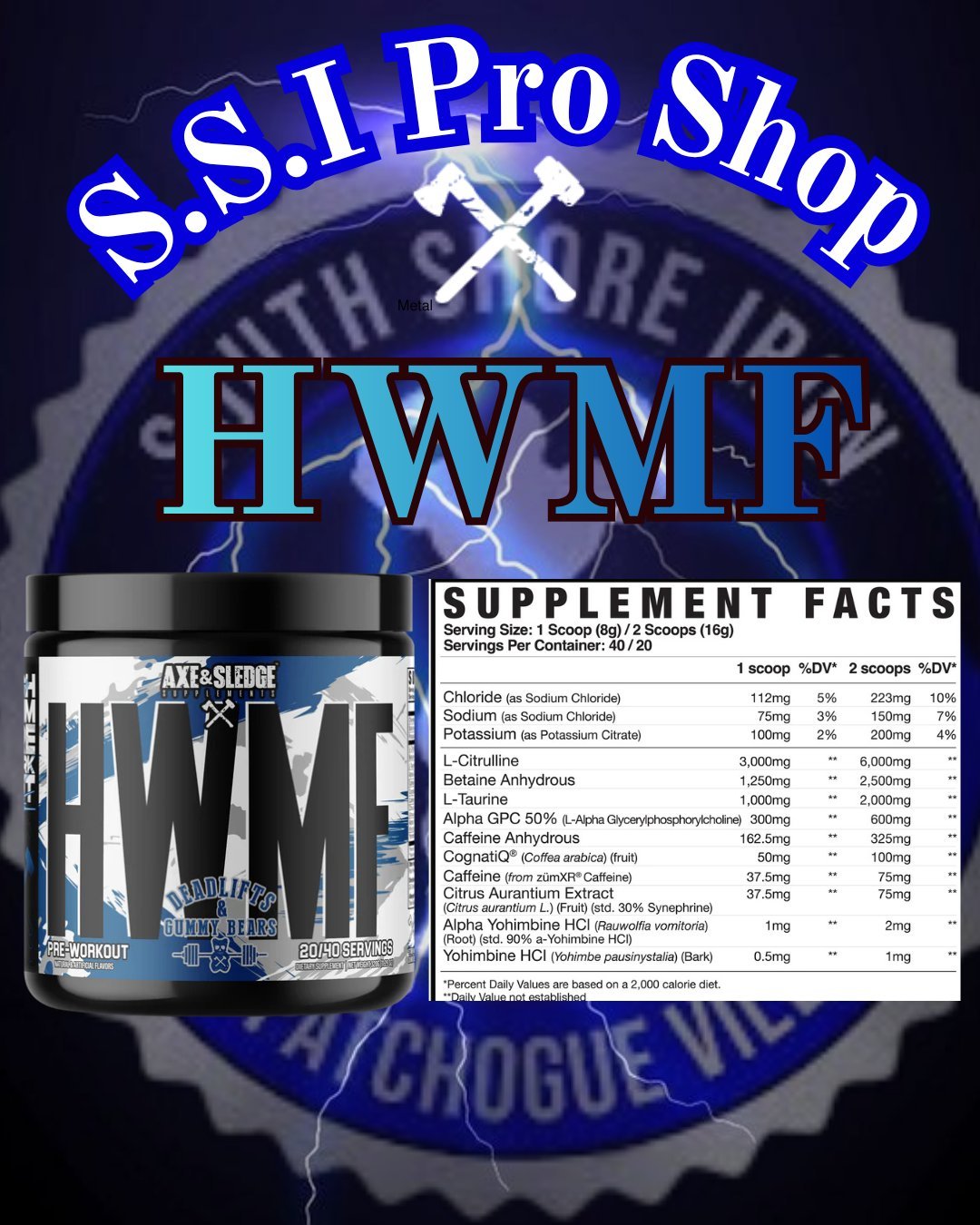 PROSHOP PRODUCT SPOTLIGHT

HWMF
High-stimulant pre-workout built for maximum energy, laser focus, and elite performance. Loaded with caffeine, L-citrulline, betaine, and Alpha-GPC to push you through the toughest sessions.

IGNITION SWITCH
Smooth, mo
