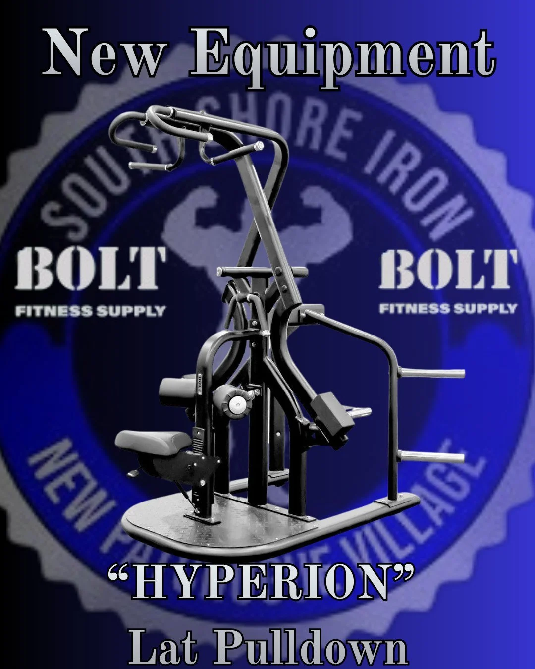 Hyperion Lat Pulldown &ndash; Bolt Fitness

&bull; Plate-loaded design for controlled back training
&bull; Independent arms for balanced Lat development
&bull; Smooth pulldown path with consistent tension
&bull; Multiple grip options to target differ