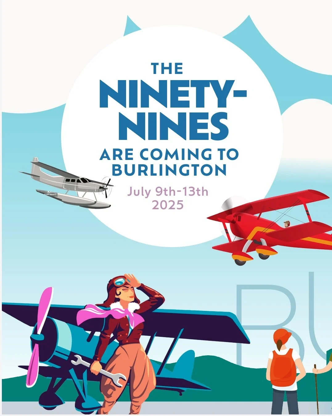 The Ninety-Nines are Coming to Burlington!