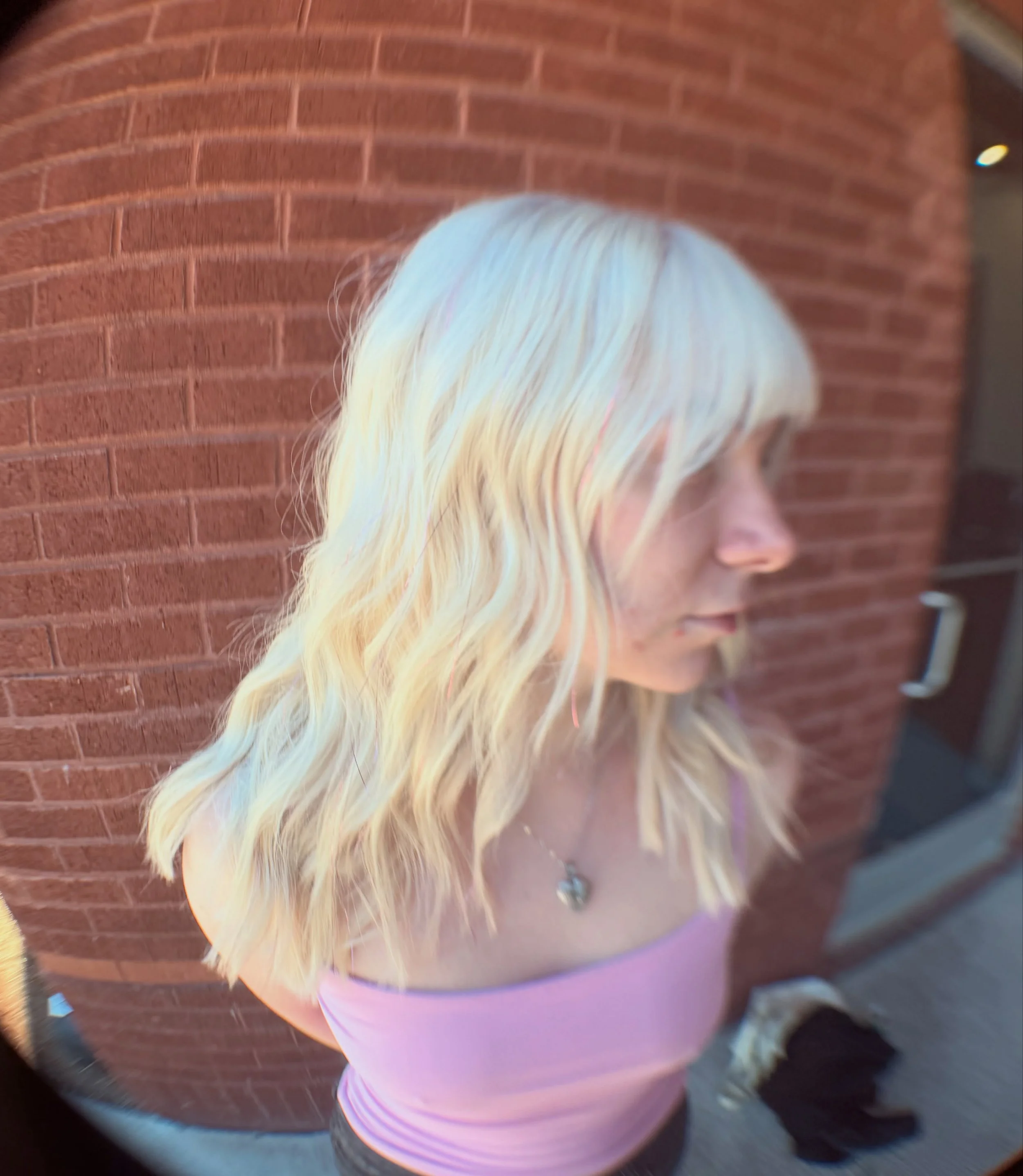Only platinum blonde hair hits like this 💫

Cut+color by @arianawordhair 
Styled with @randco badlands, chiffon, and chainmail

#misfitconcepts #platinumblonde #nolesvilletn #nolensvillehairstylist #randco