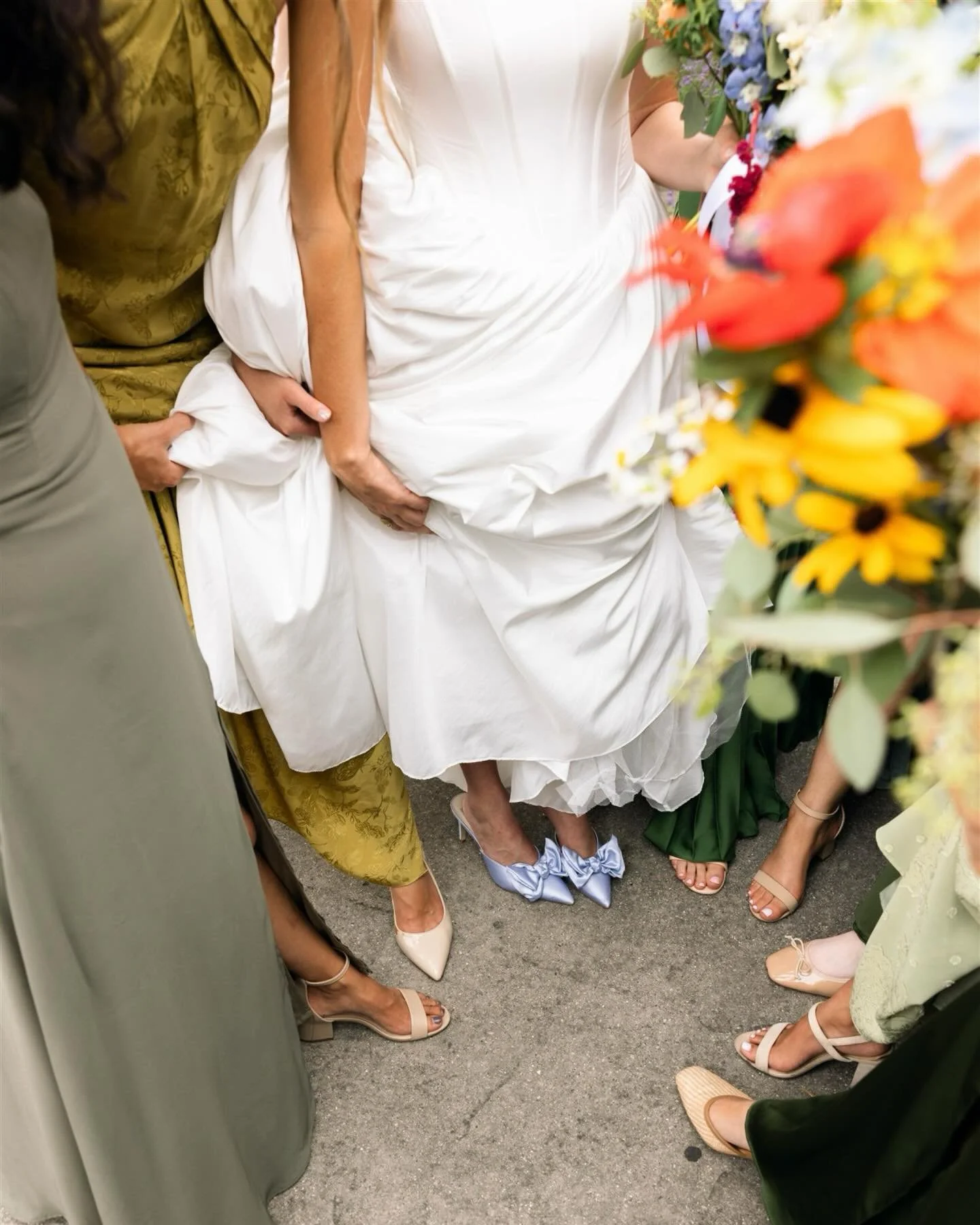Karis, her girls, their pretty shoes &amp; flowers ✨

&mdash;

at Saugatuck Center for the Arts, shot on digital &amp; 35mm
