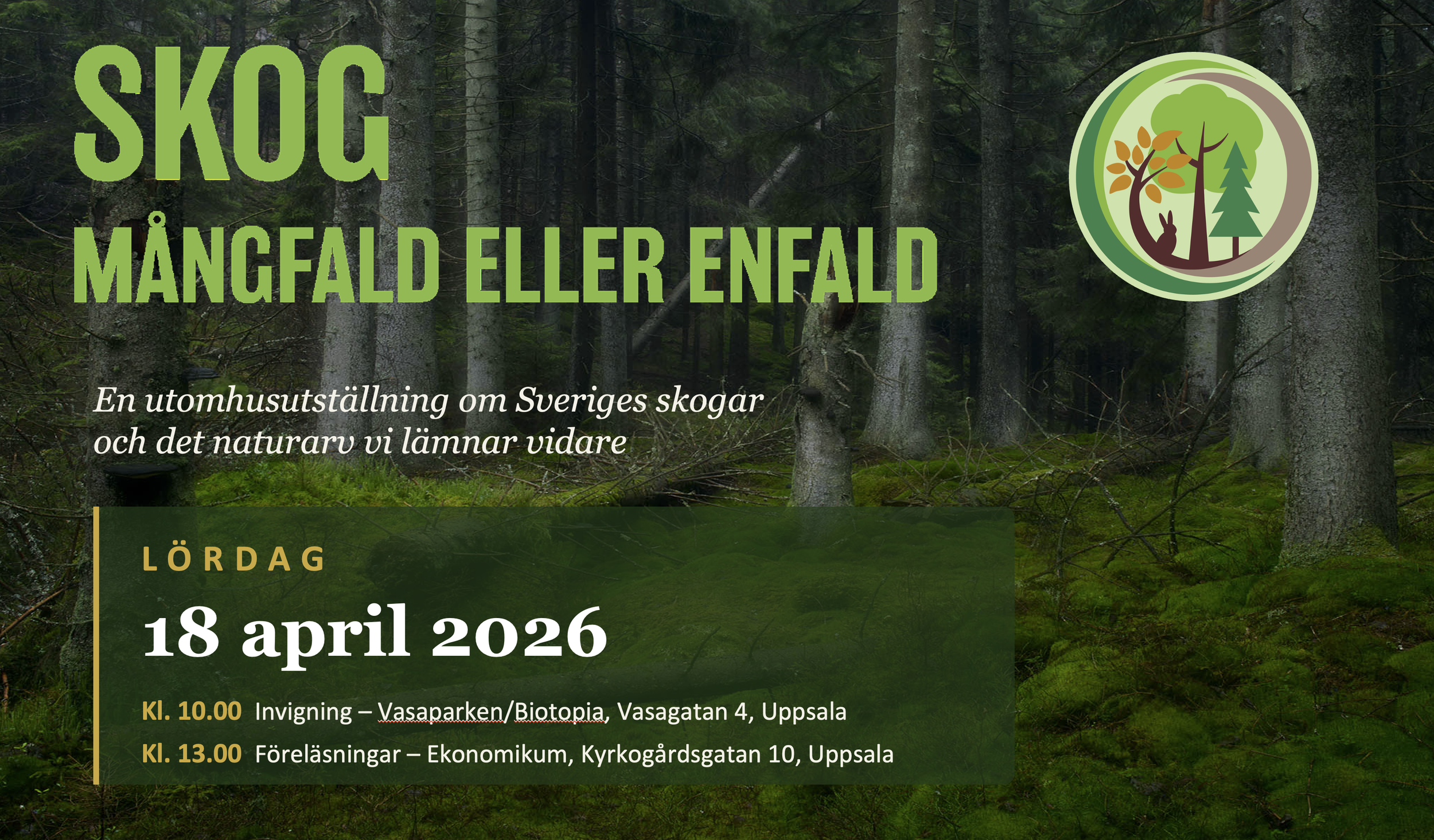 Välkommen till invigningen av Naturfotograferns nya utställning