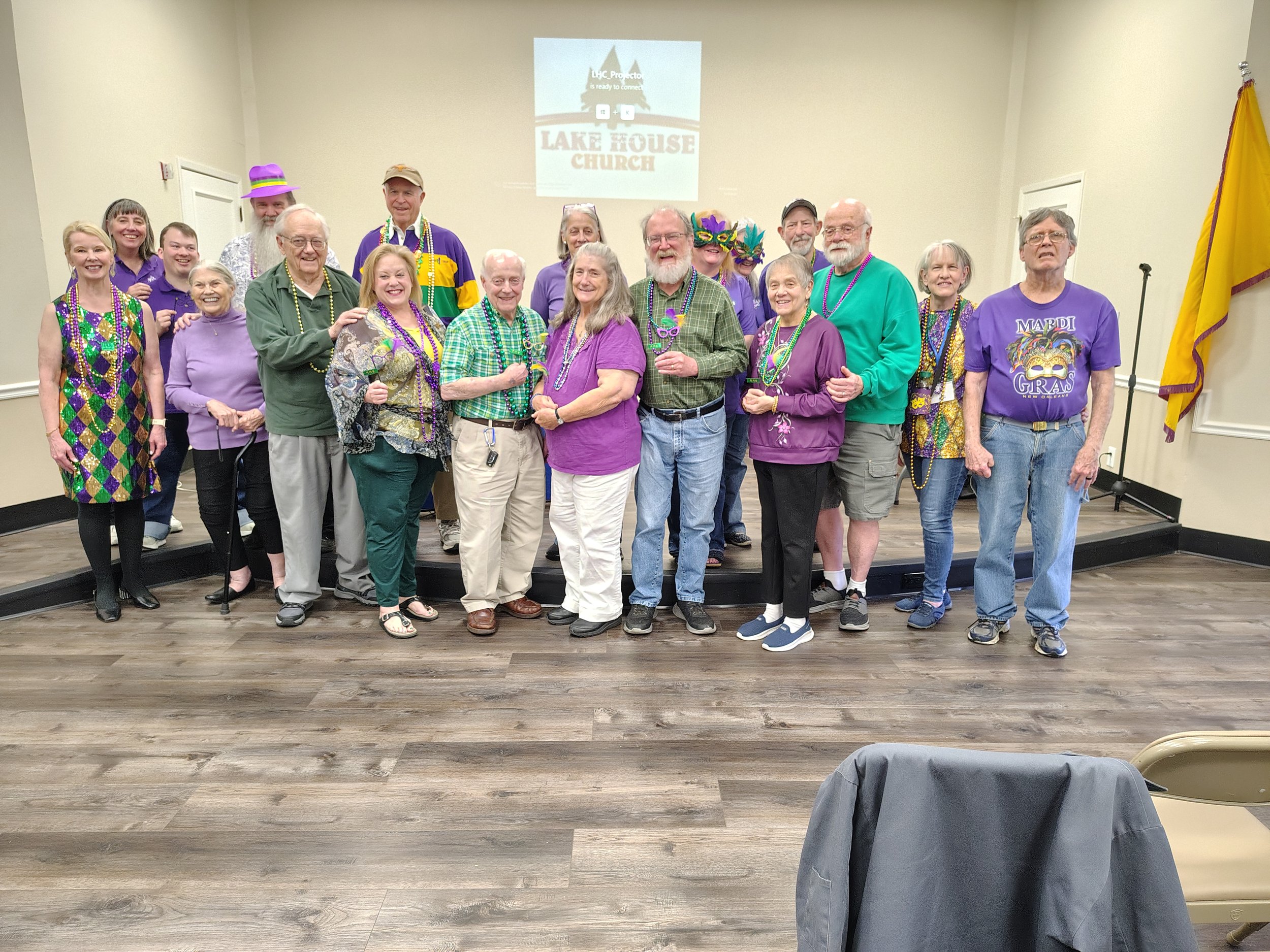 20260219 - Dressed in Mardi Gras attire