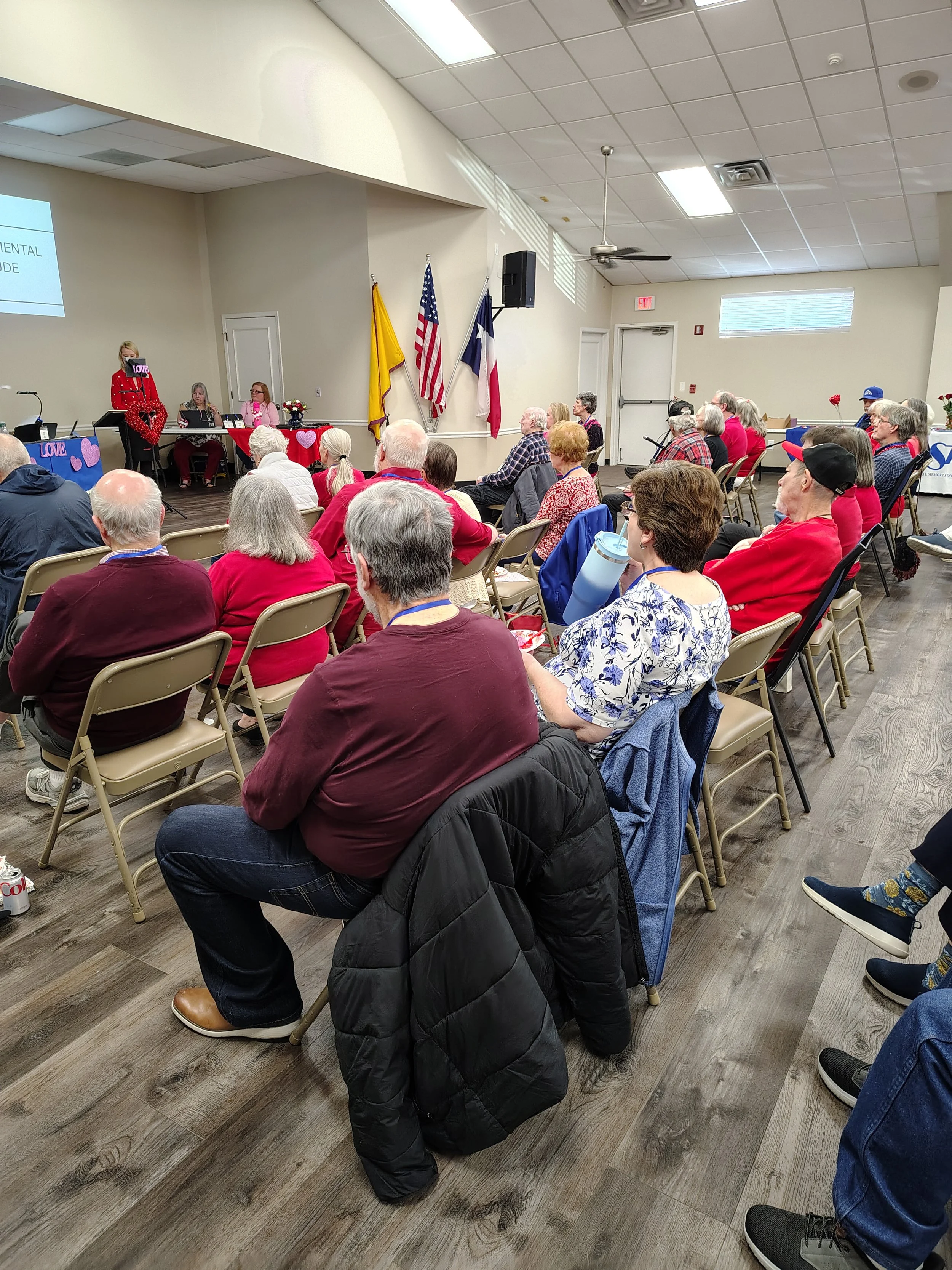 20260212 - Many spots of red in the crowd