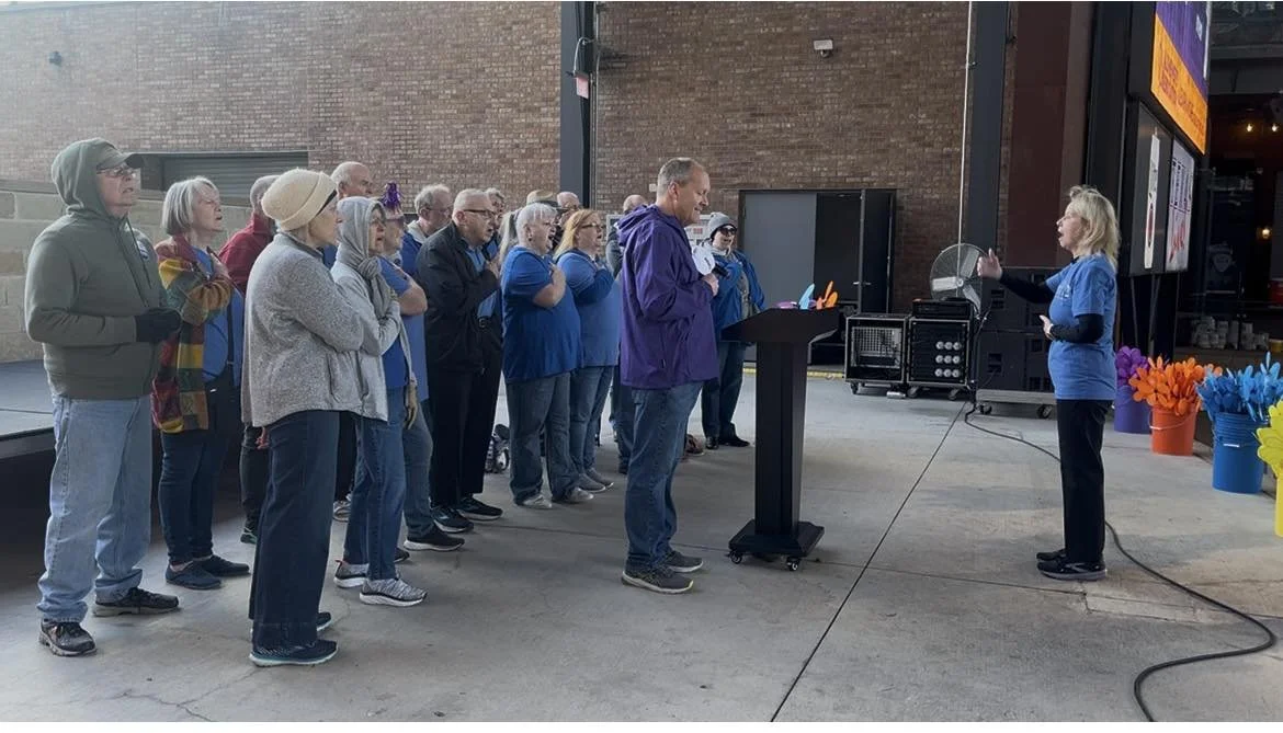 20251122 - Singing National Anthem at 2025 Walk to End Alzheimer's