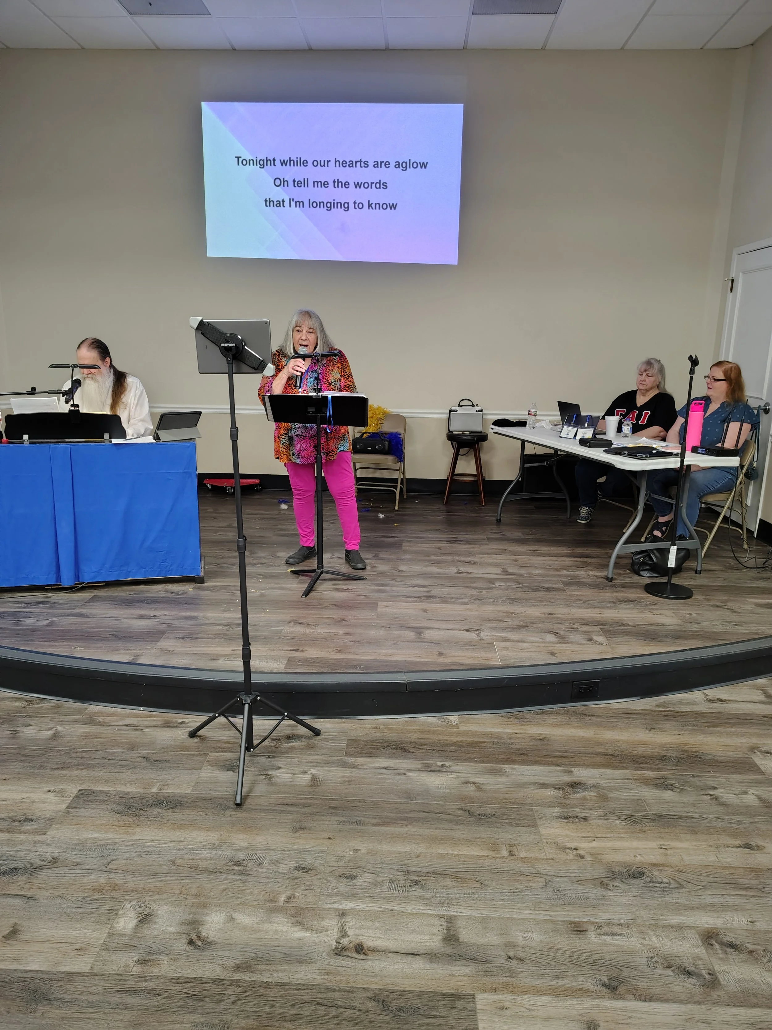 20260226- Betsy leading "My Prayer" by the Platters