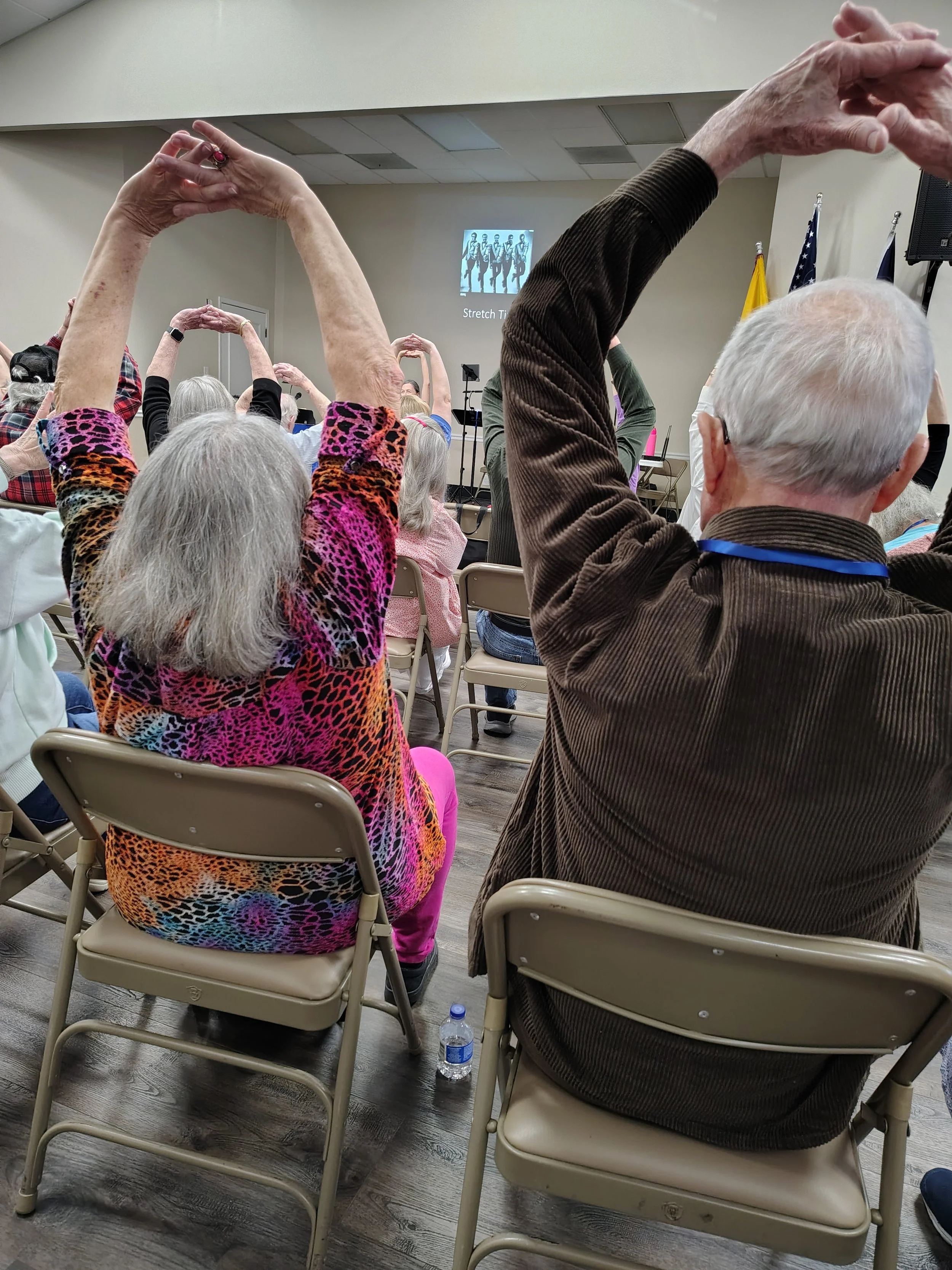 20260226- Nesha leading stretching exercises