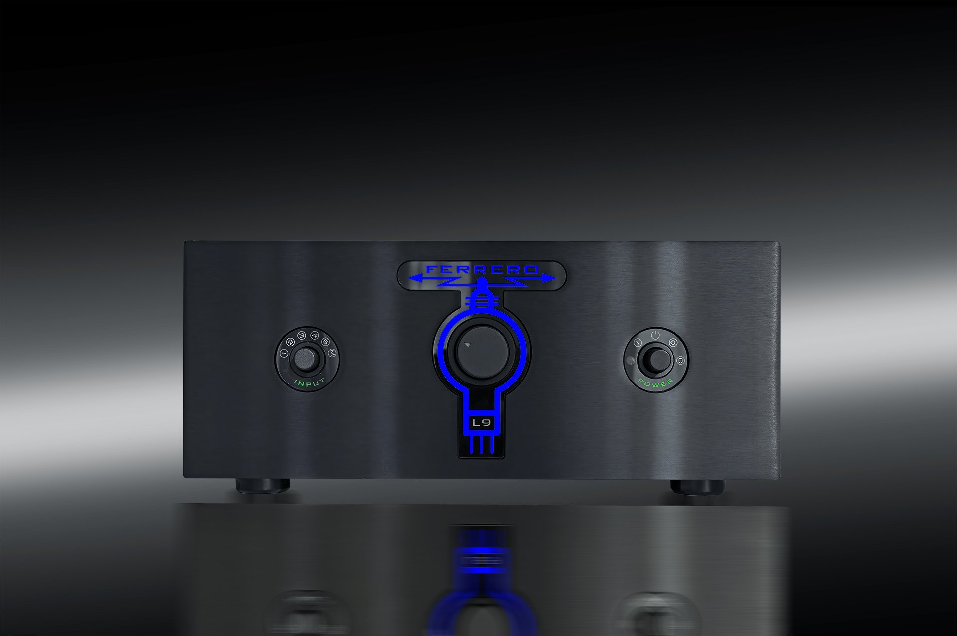 PRE Ferrero L9 Preamplifier Front View